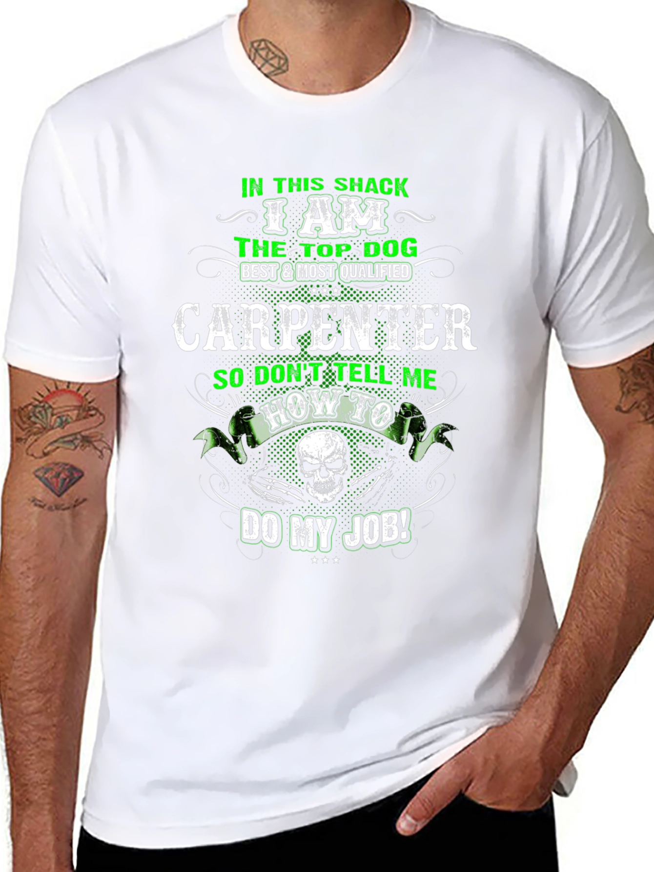 Carpenter Top Dog Graphic T-Shirt