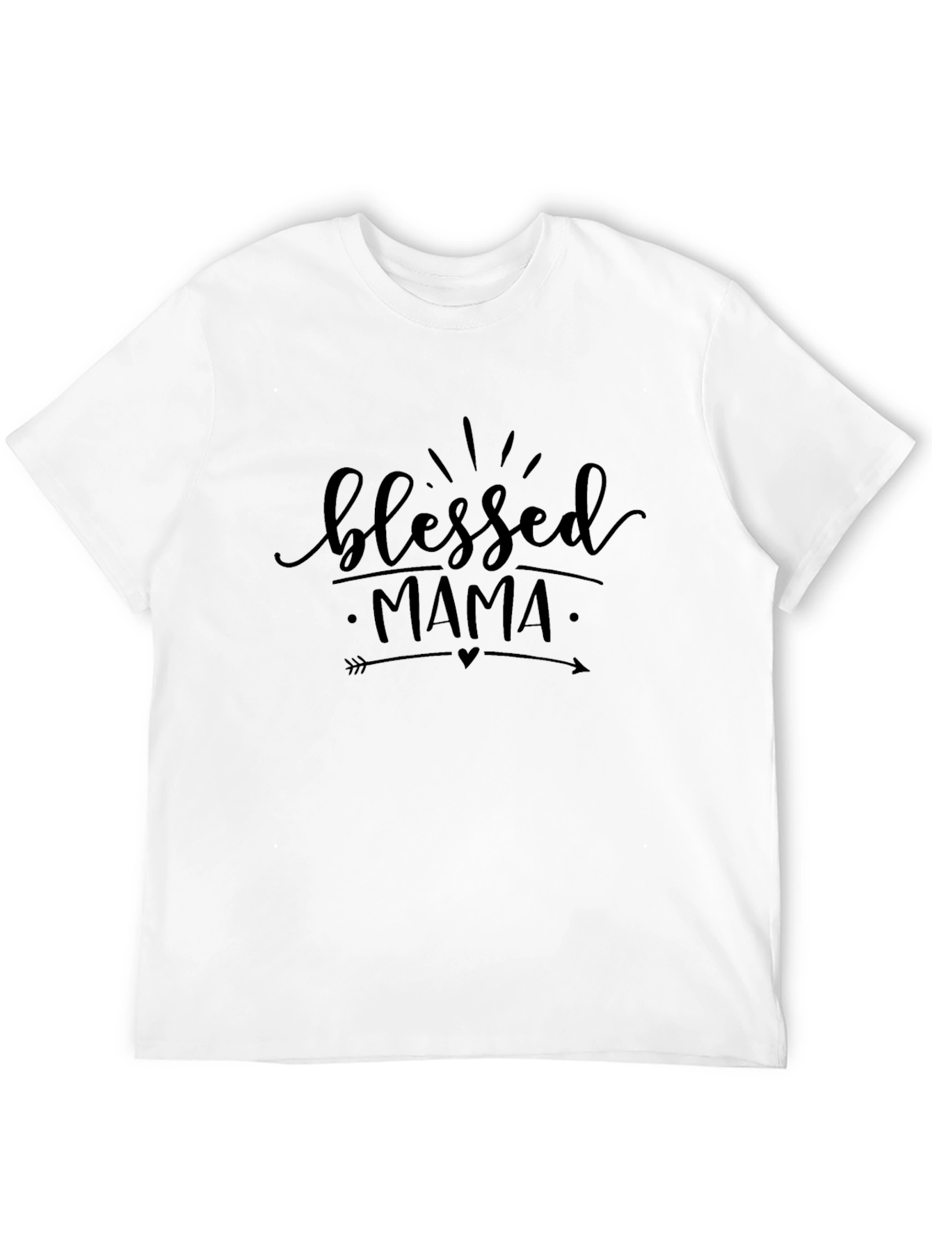 Blessed Mama Graphic Tee - Stylish Mothers Day Gift