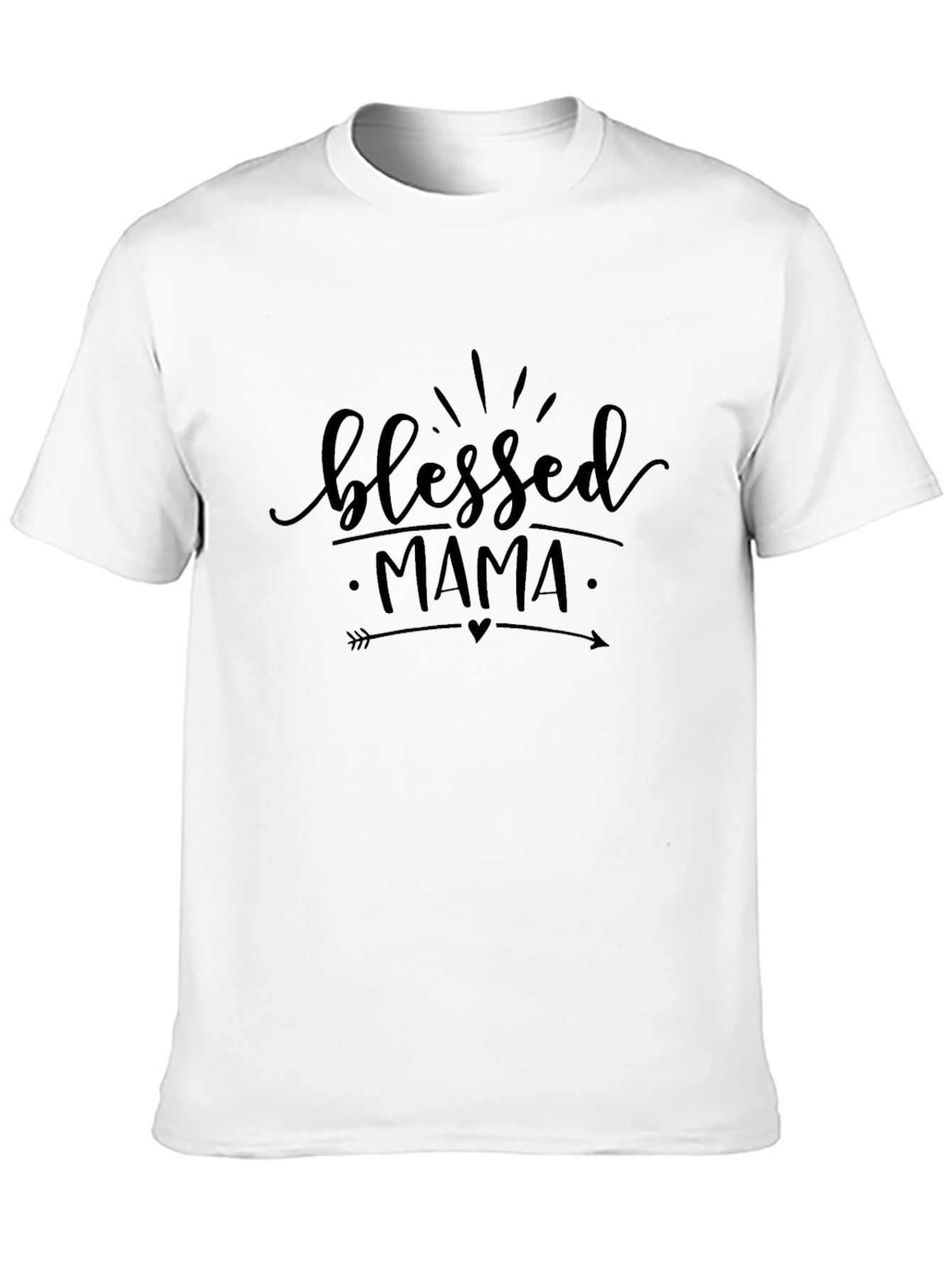 Blessed Mama Graphic Tee - Stylish Mothers Day Gift