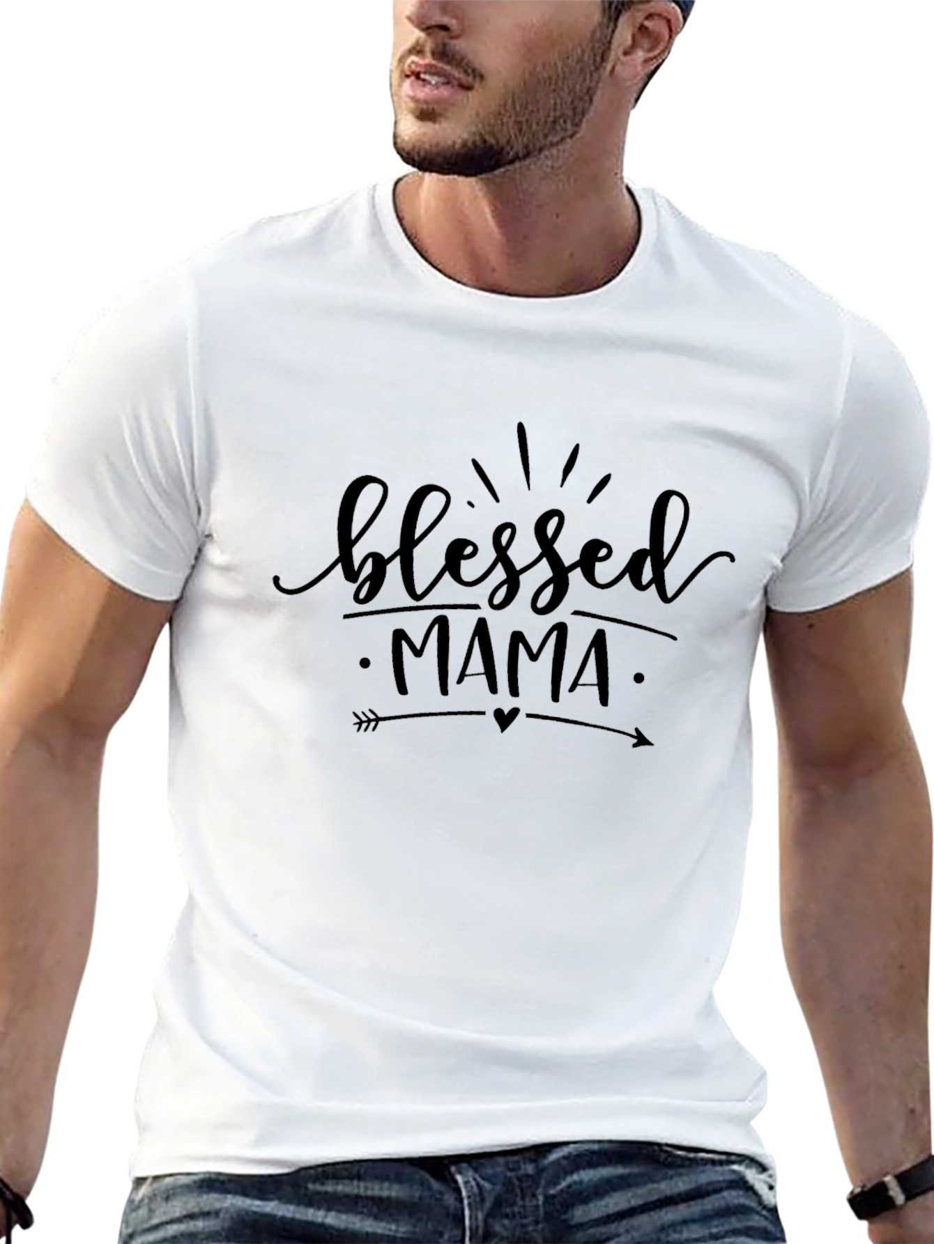 Blessed Mama Graphic Tee - Stylish Mothers Day Gift