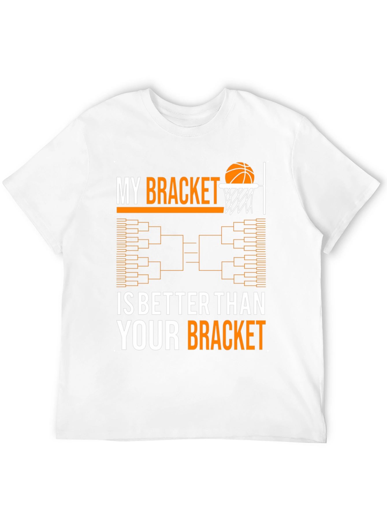 Funny March Madness Bracket Basketball T-Shirt