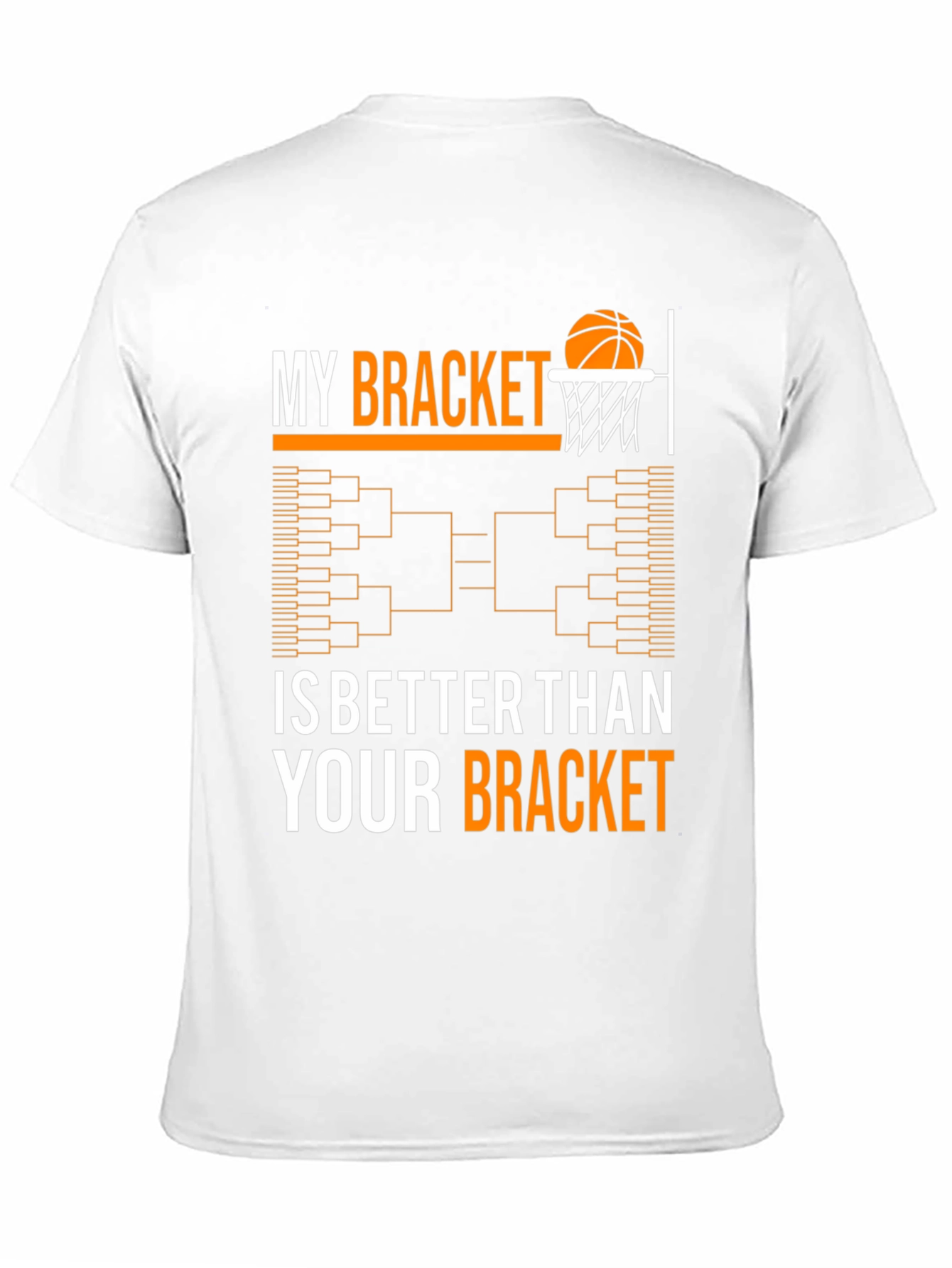 Funny March Madness Bracket Basketball T-Shirt