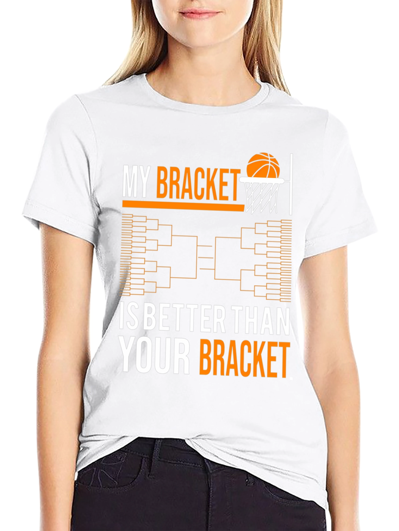 Funny March Madness Bracket Basketball T-Shirt