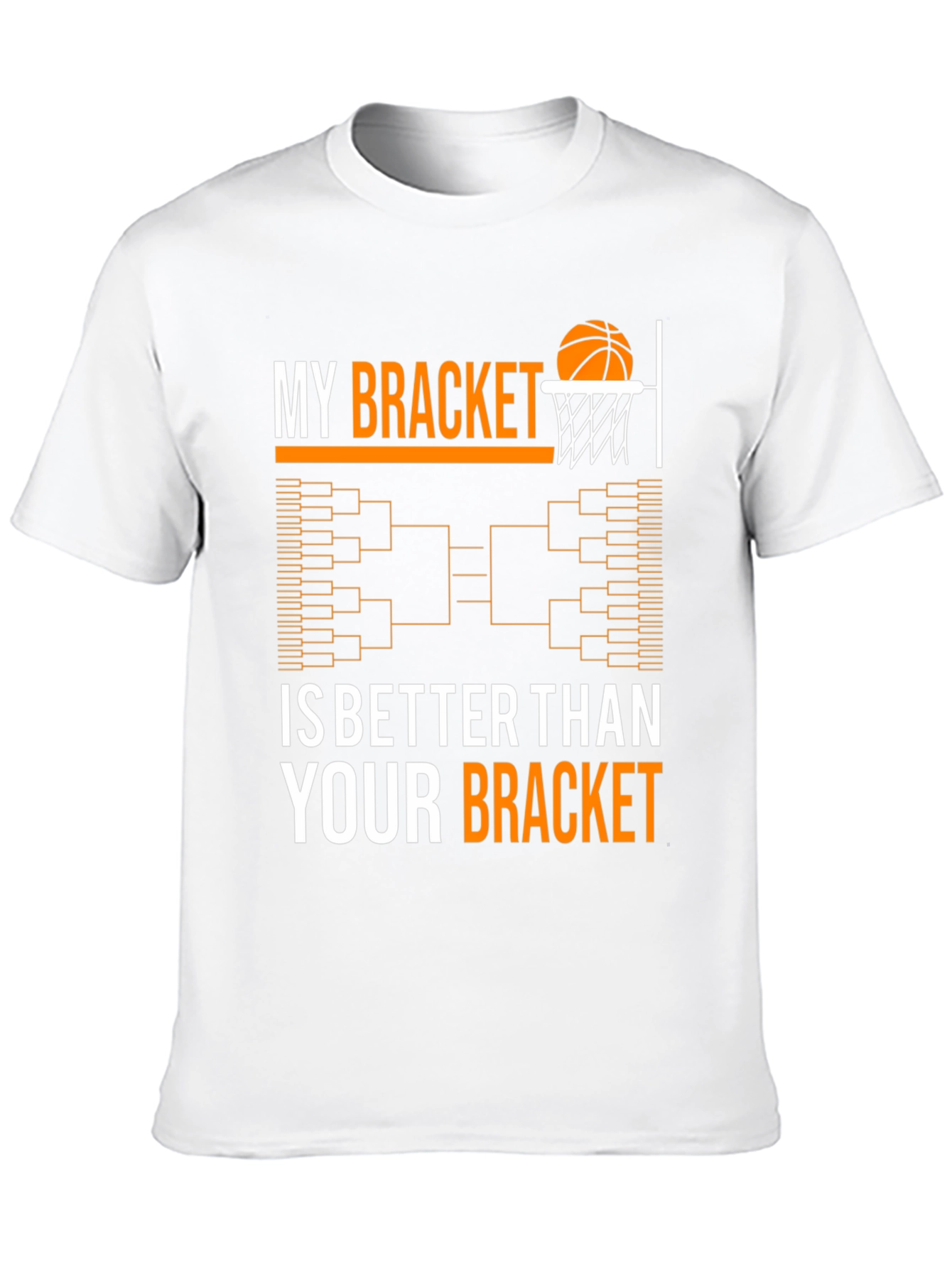 Funny March Madness Bracket Basketball T-Shirt