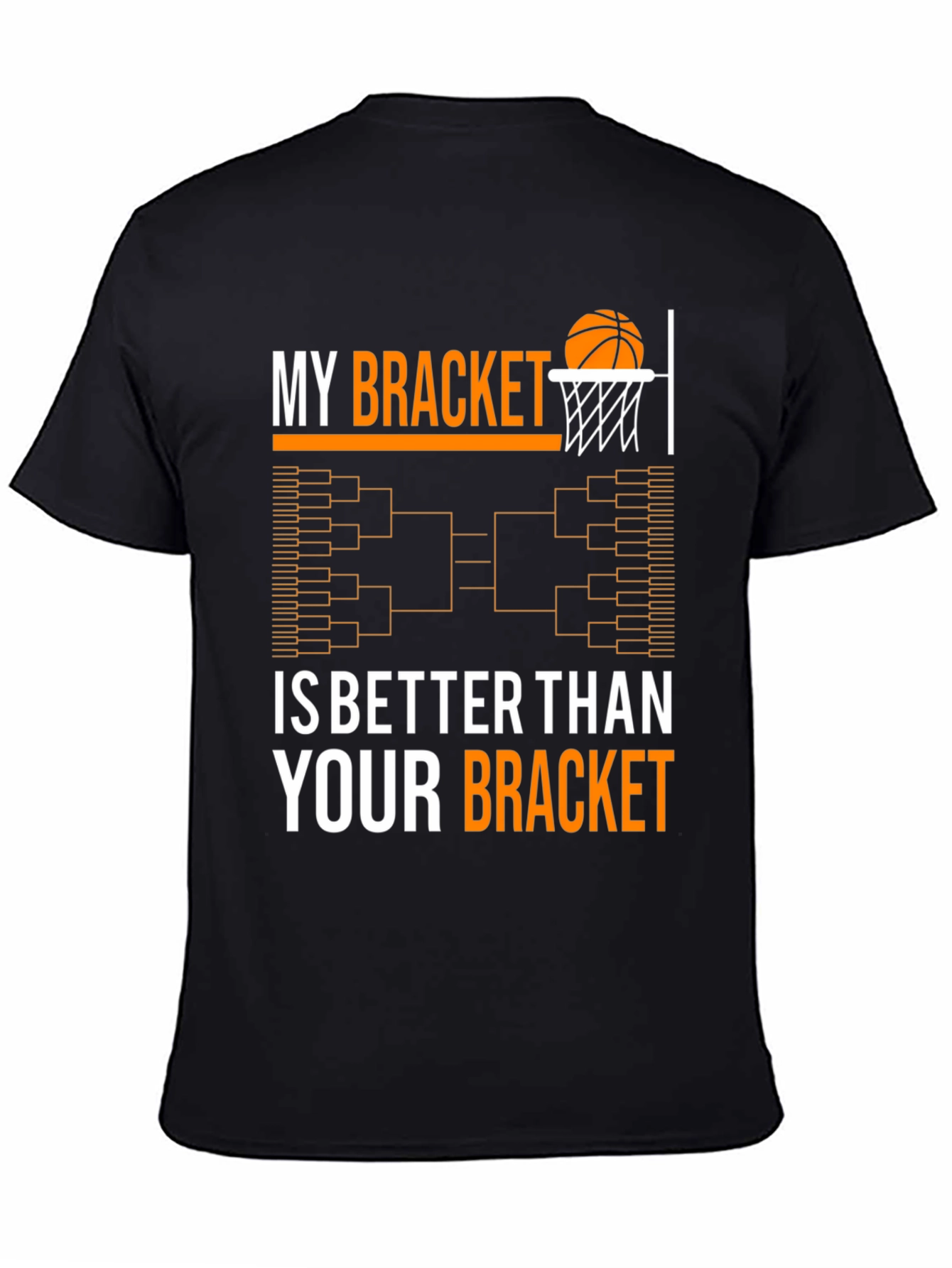 Funny March Madness Bracket Basketball T-Shirt