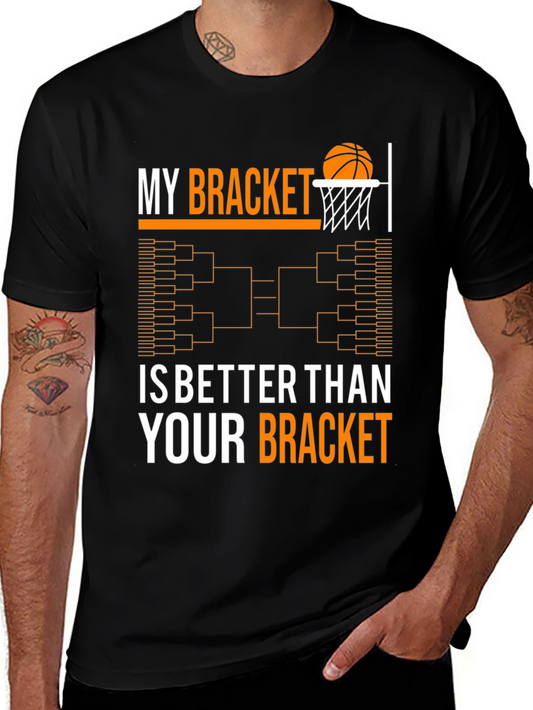 Funny March Madness Bracket Basketball T-Shirt