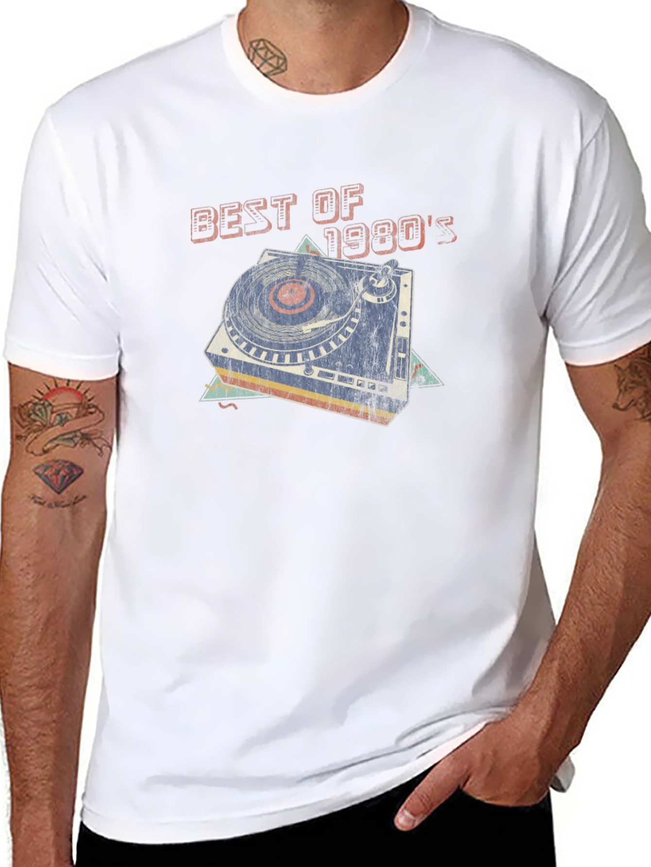 Best of 1980s Turntable Graphic T-Shirt