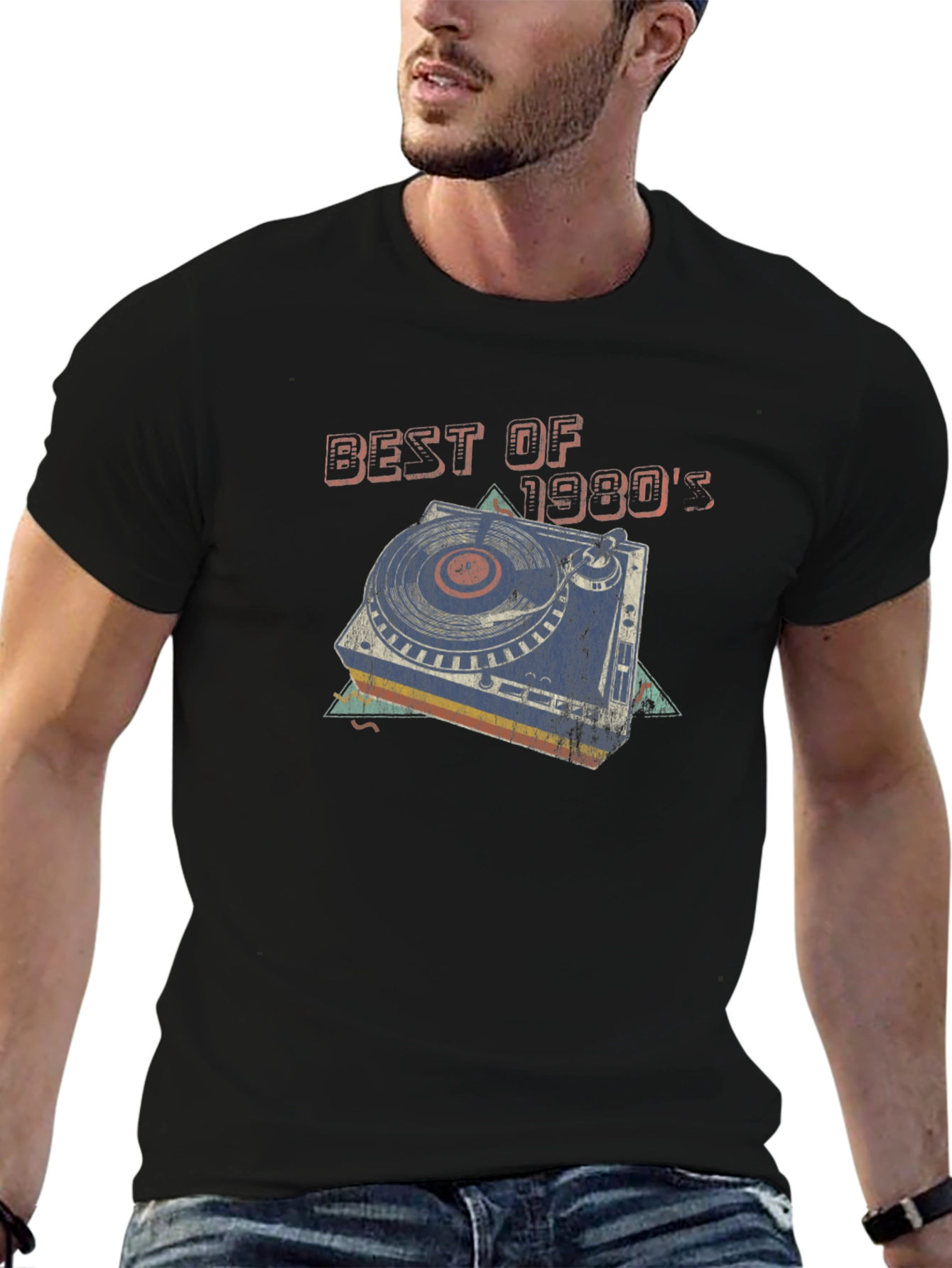 Best of 1980s Turntable Graphic T-Shirt