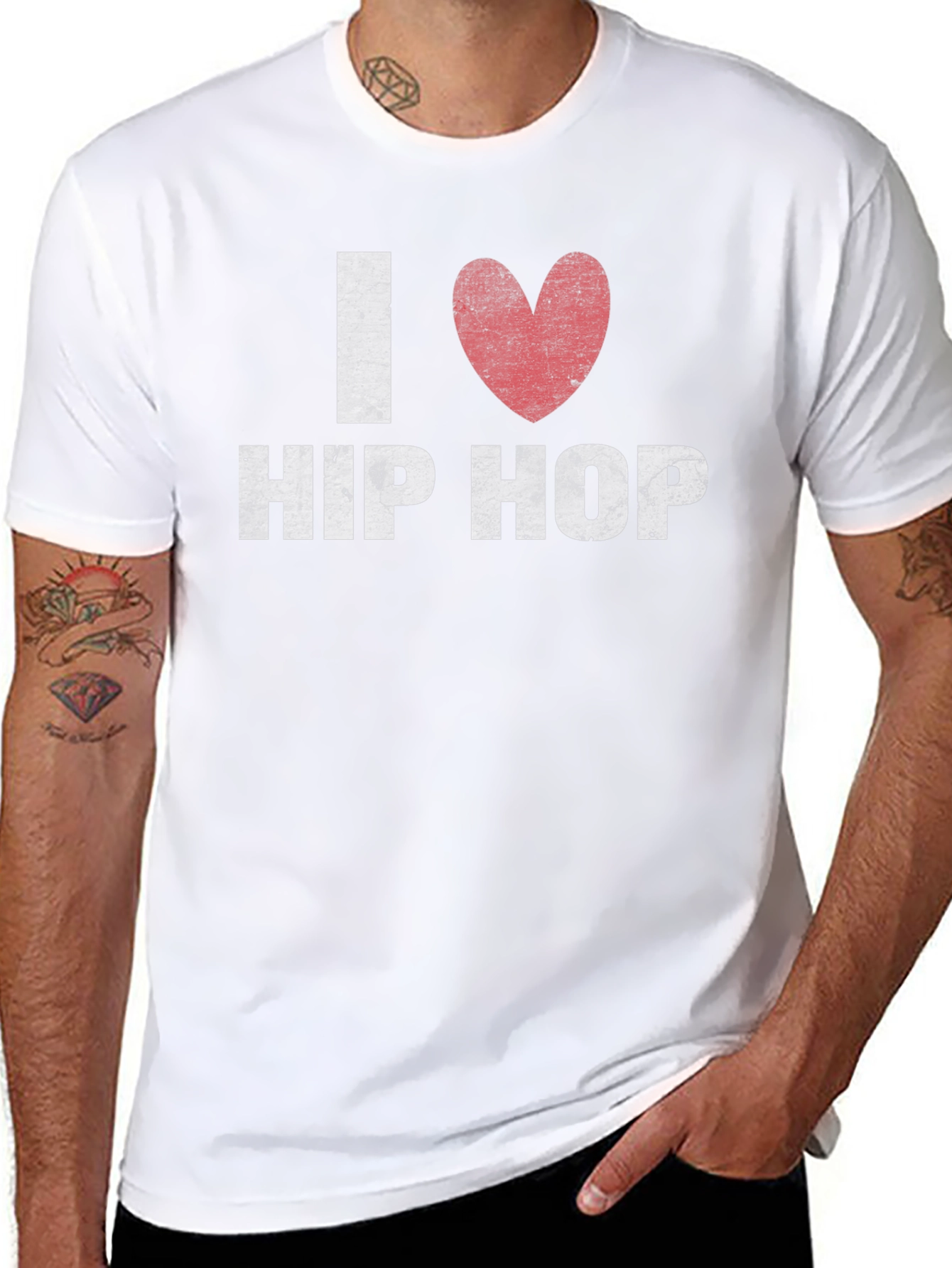 I Heart Hip Hop Black T-Shirt