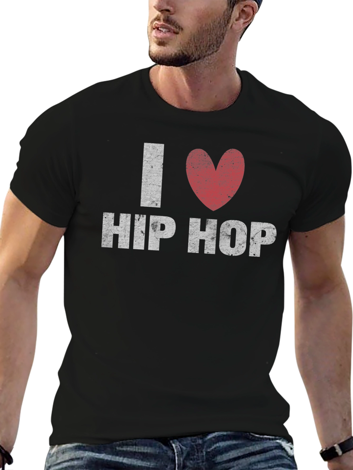 I Heart Hip Hop Black T-Shirt