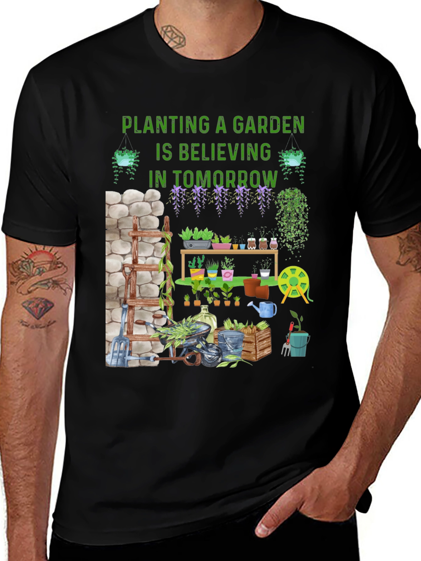 Gardening Belief T-Shirt - Tomorrows Garden Today!