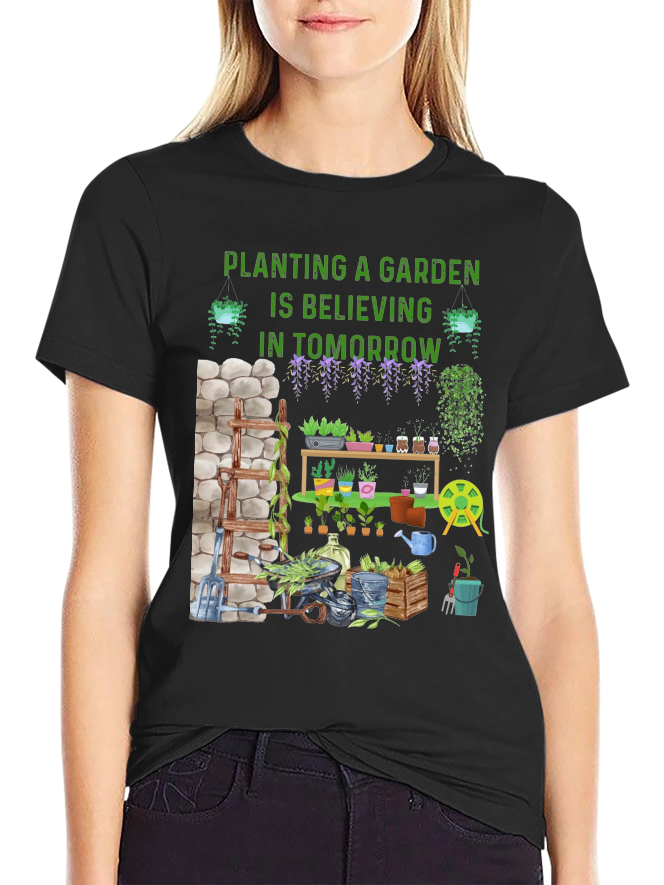 Gardening Belief T-Shirt - Tomorrows Garden Today!