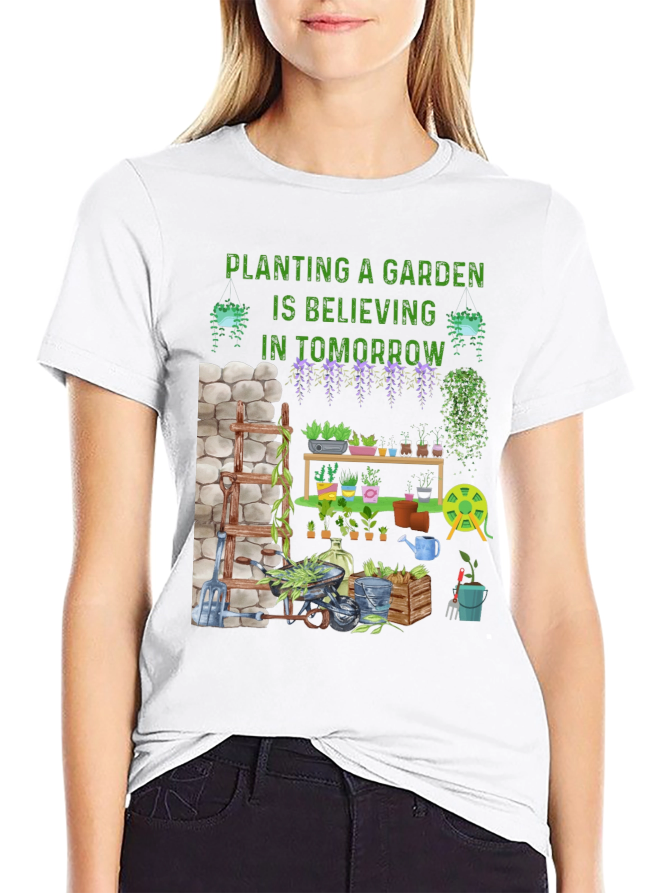 Gardening Belief T-Shirt - Tomorrows Garden Today!