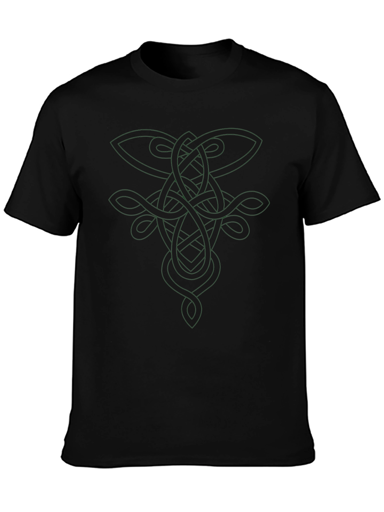 Celtic Knot Design Black T-Shirt