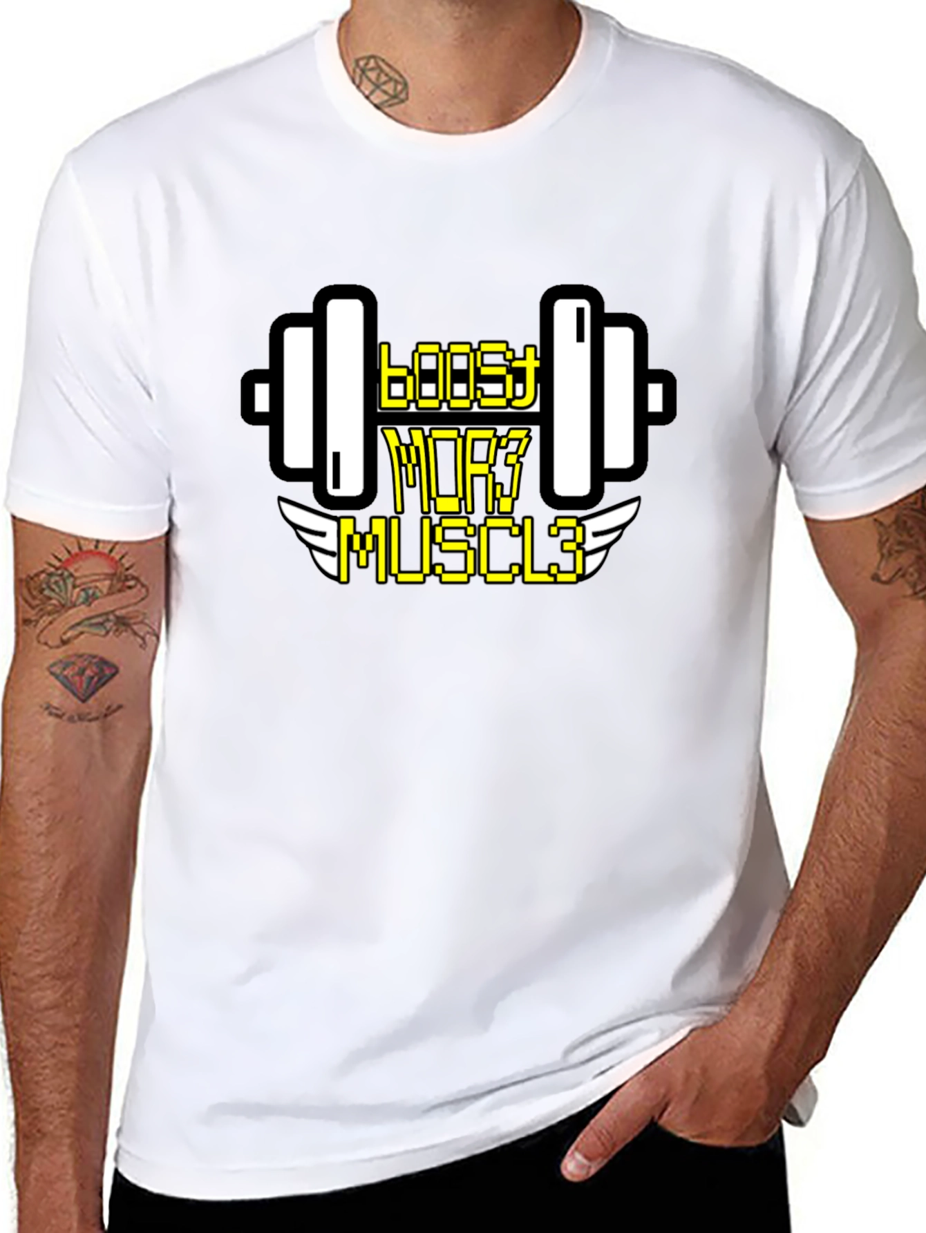 Boost More Muscle Graphic T-Shirt
