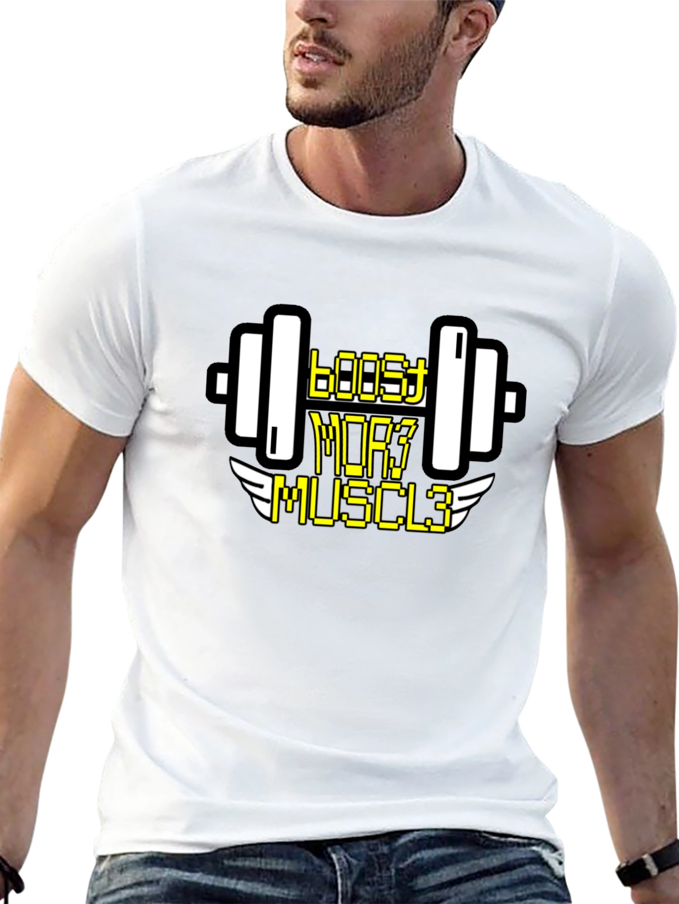 Boost More Muscle Graphic T-Shirt
