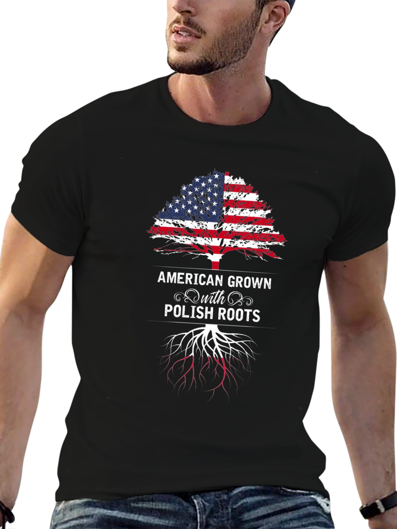 American Grown with Polish Roots T-Shirt
