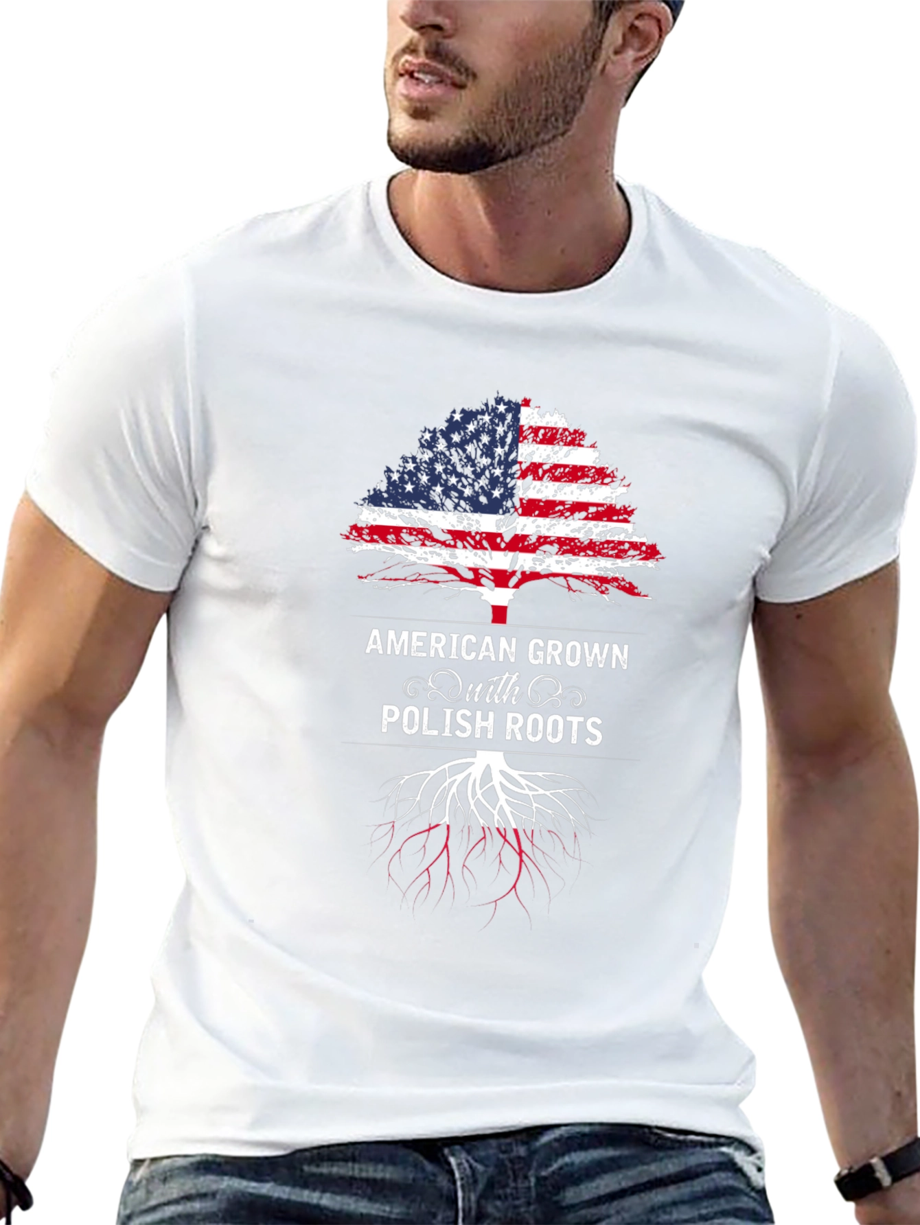 American Grown with Polish Roots T-Shirt