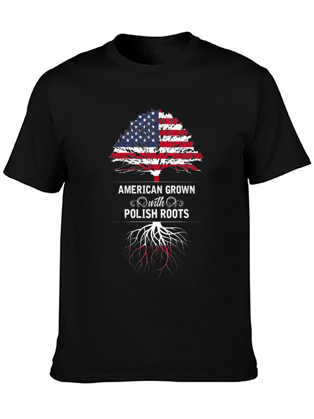 American Grown with Polish Roots T-Shirt