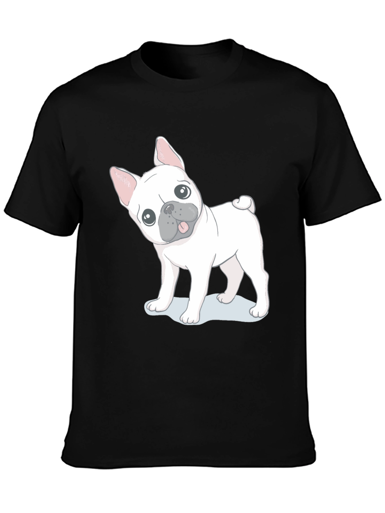 French Bulldog Graphic Tee - Black