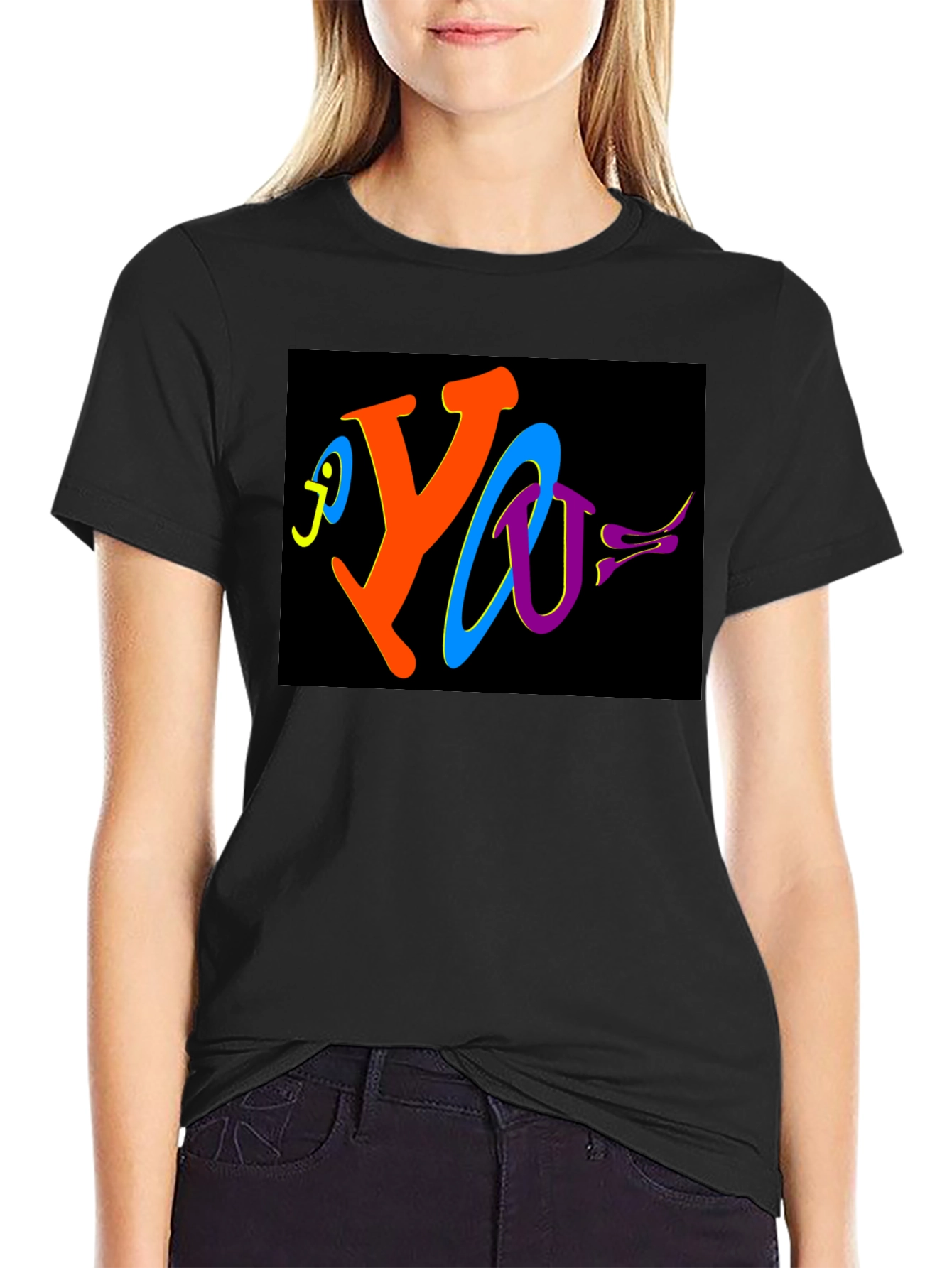 Colorful Abstract Graphic T-Shirt