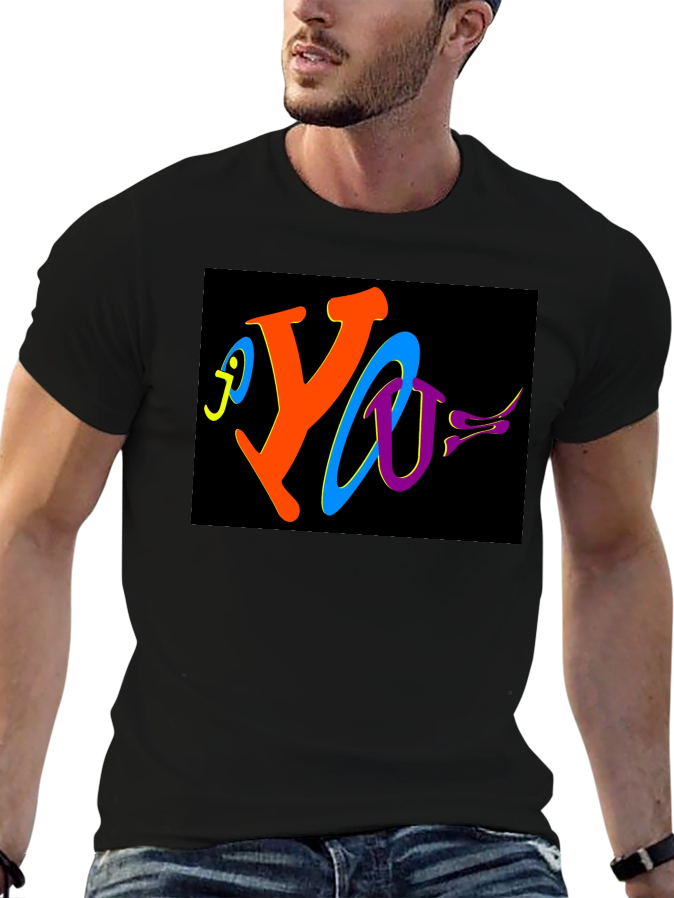 Colorful Abstract Graphic T-Shirt