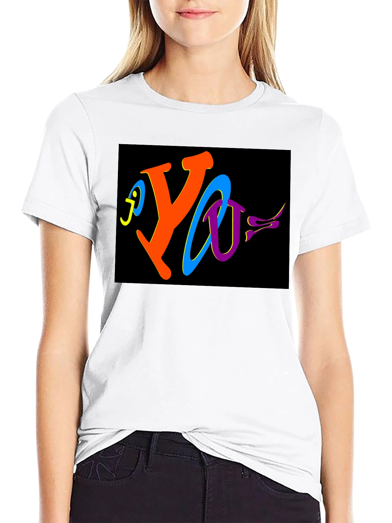 Colorful Abstract Graphic T-Shirt