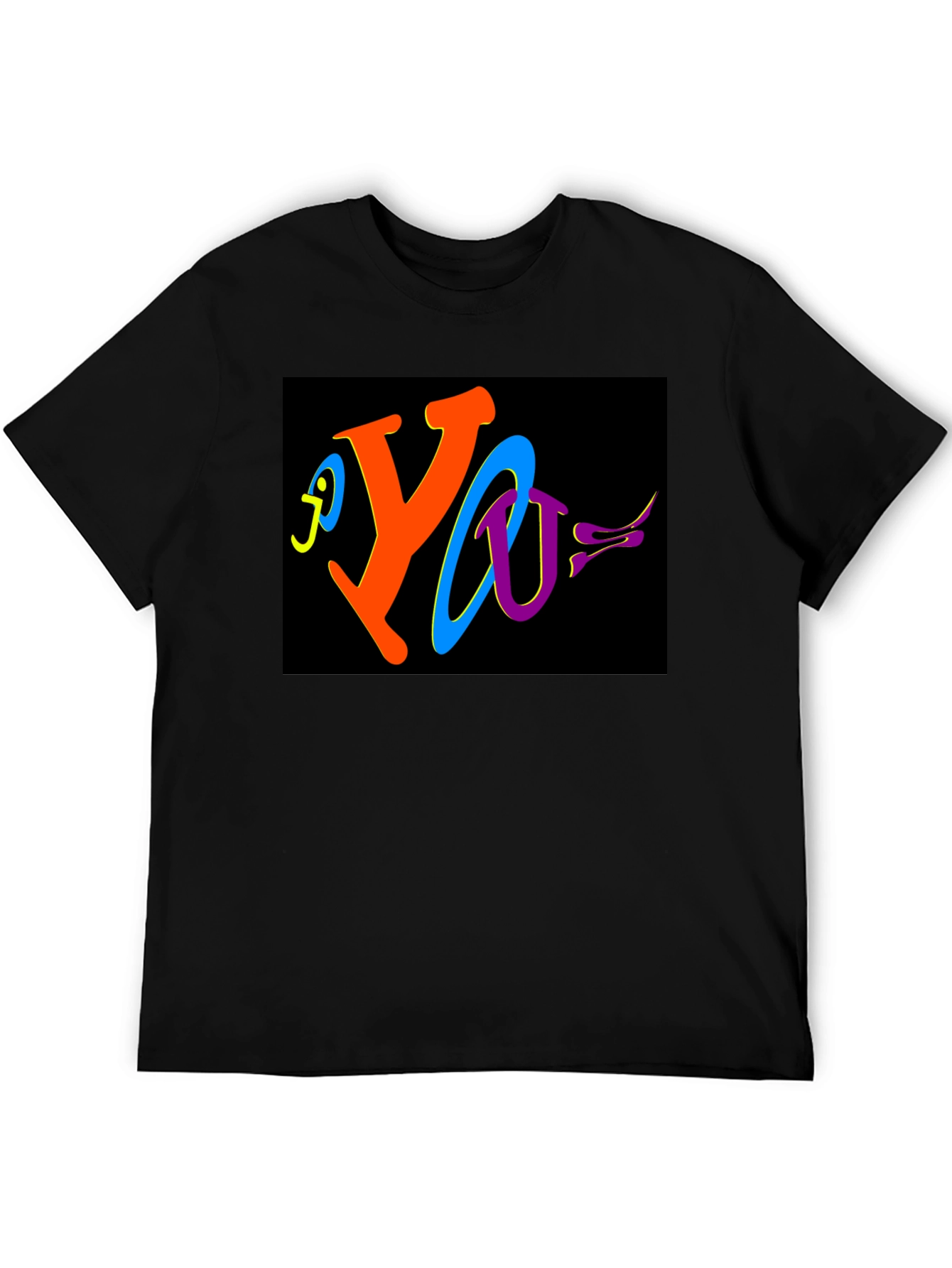 Colorful Abstract Graphic T-Shirt
