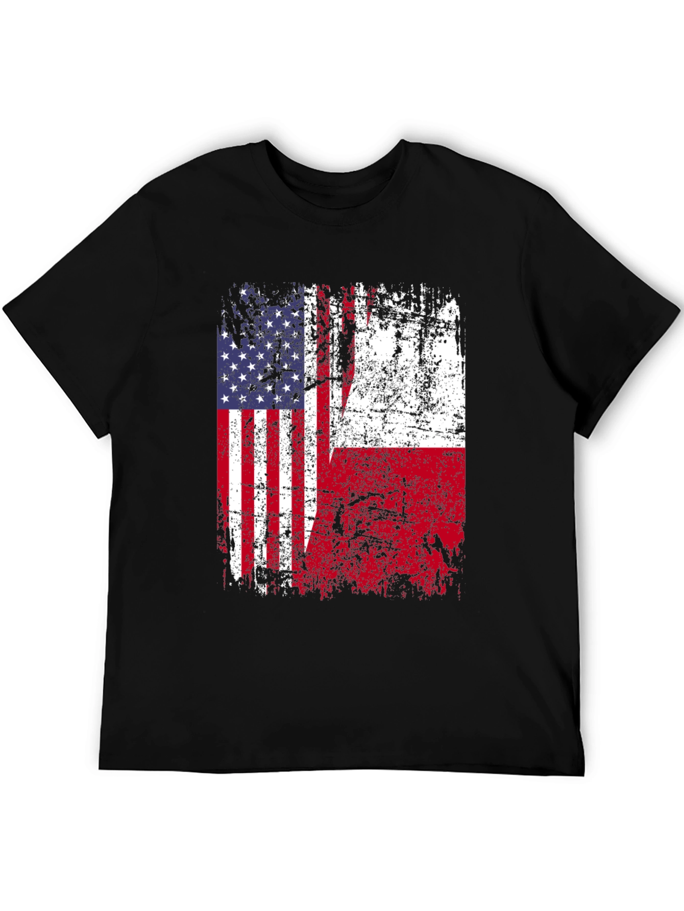 USA & Poland Flag T-Shirt