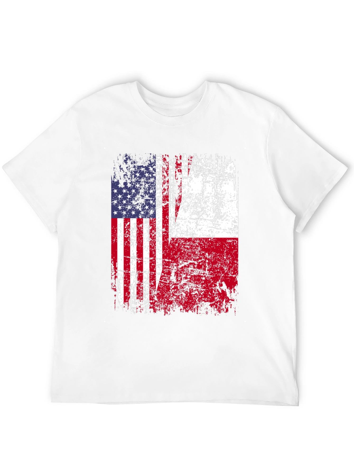 USA & Poland Flag T-Shirt