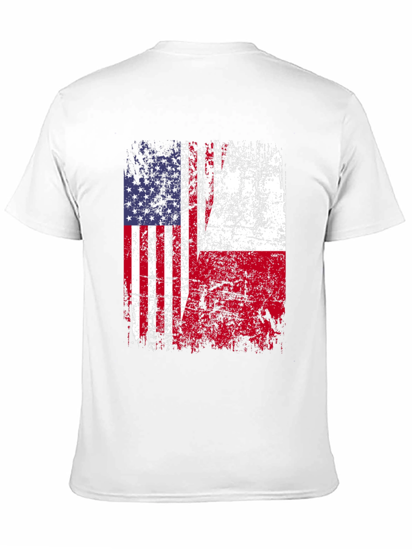 USA & Poland Flag T-Shirt