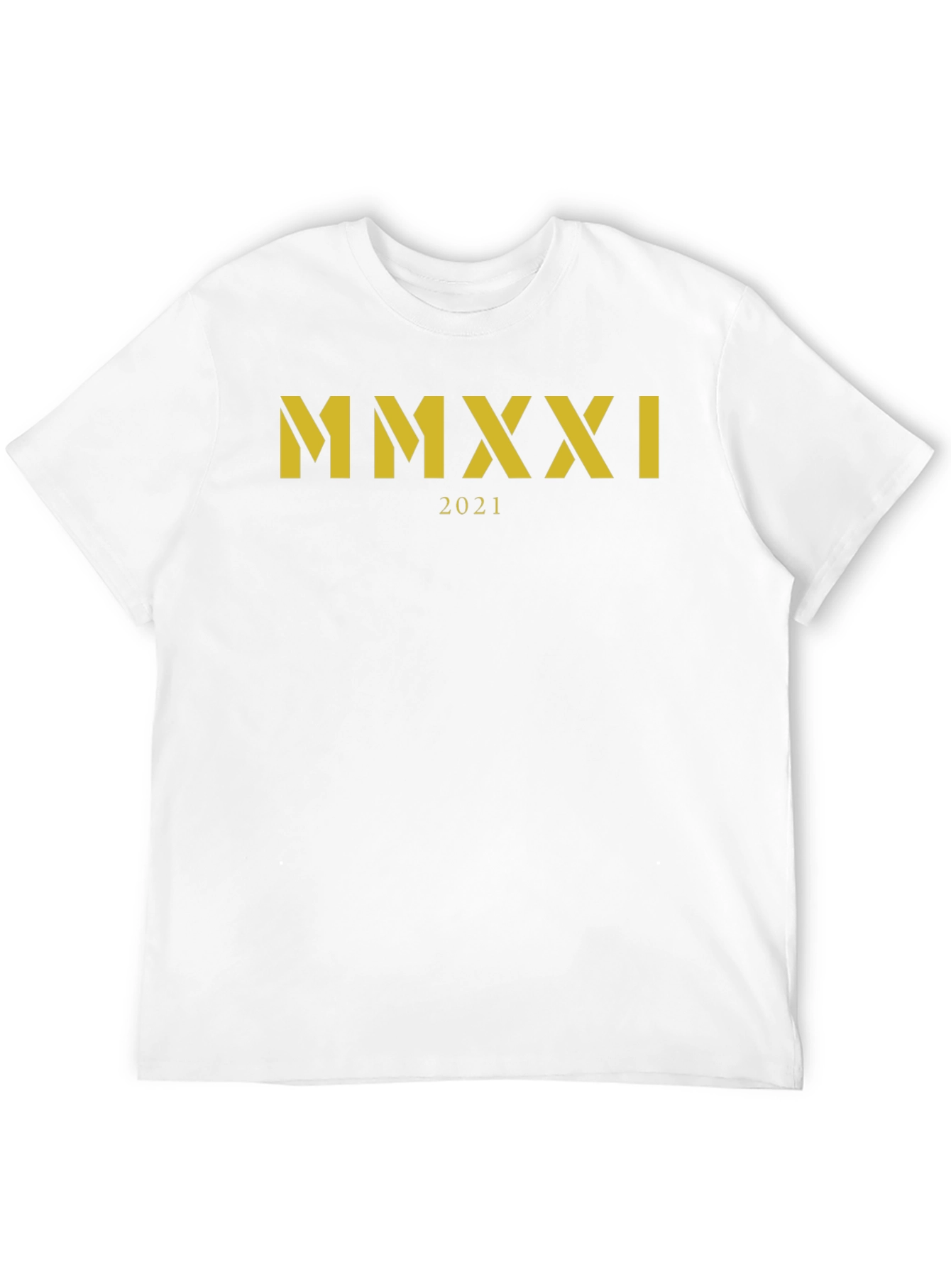 MMXXI 2021 T-Shirt Roman Numeral Graphic Tee