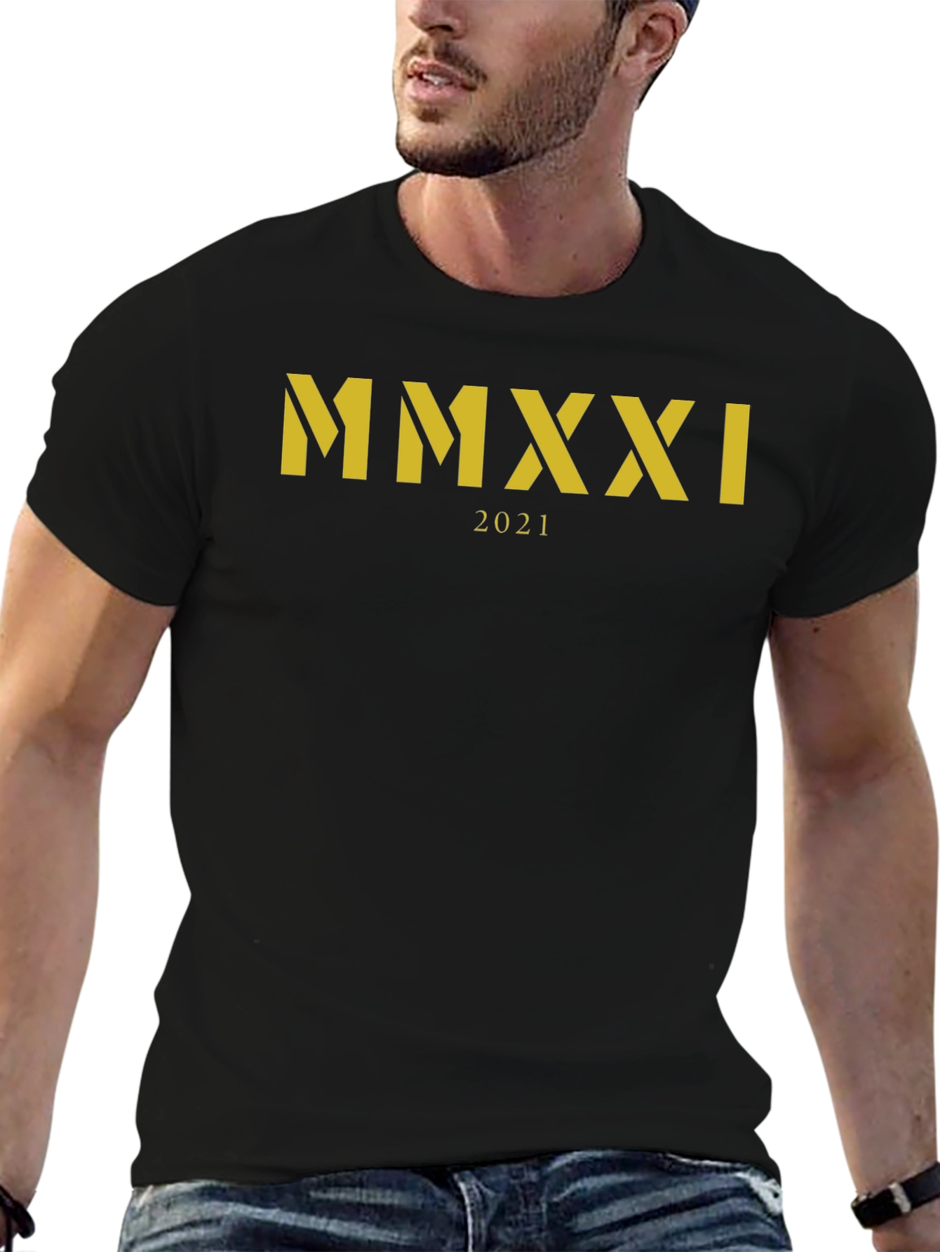 MMXXI 2021 T-Shirt Roman Numeral Graphic Tee