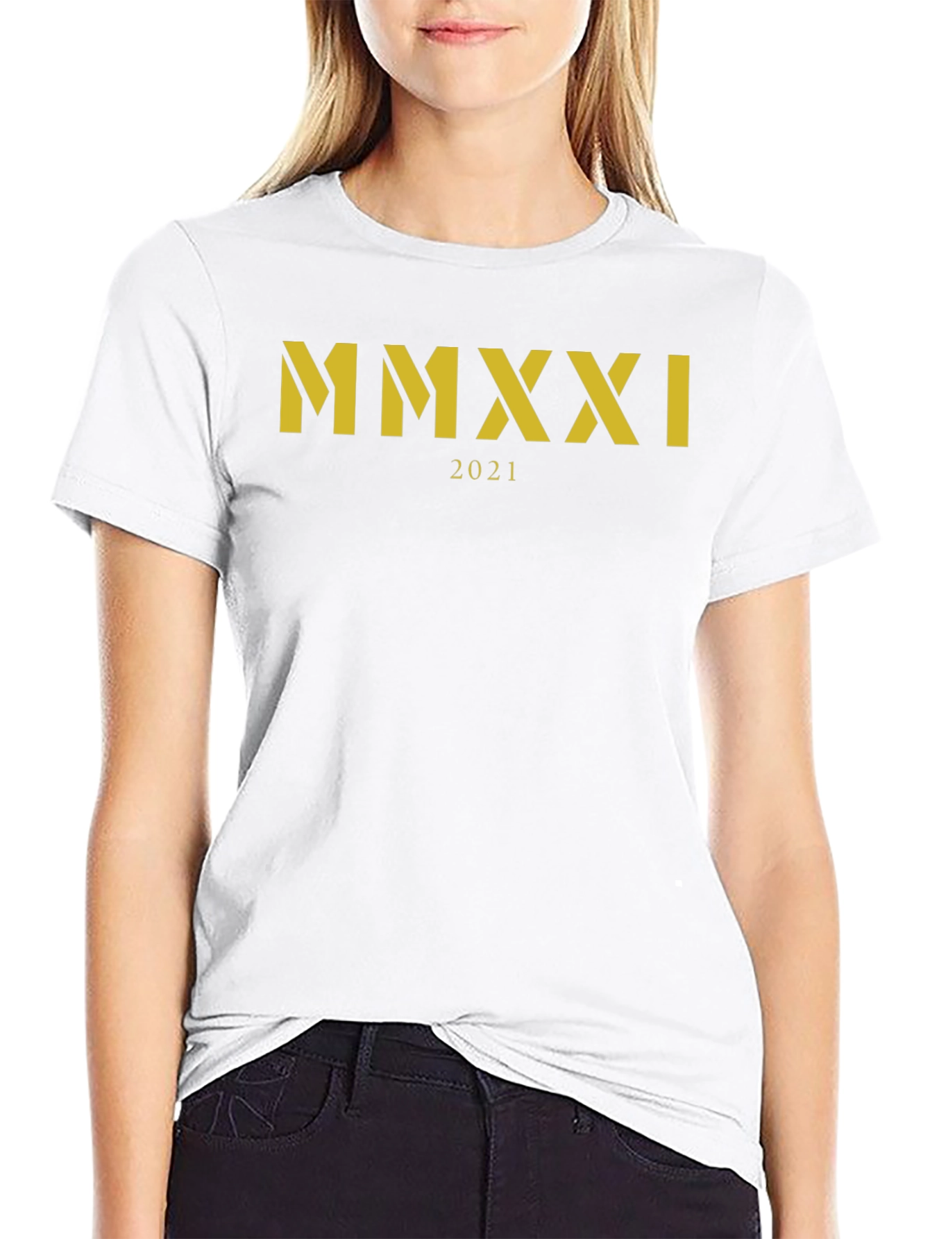 MMXXI 2021 T-Shirt Roman Numeral Graphic Tee