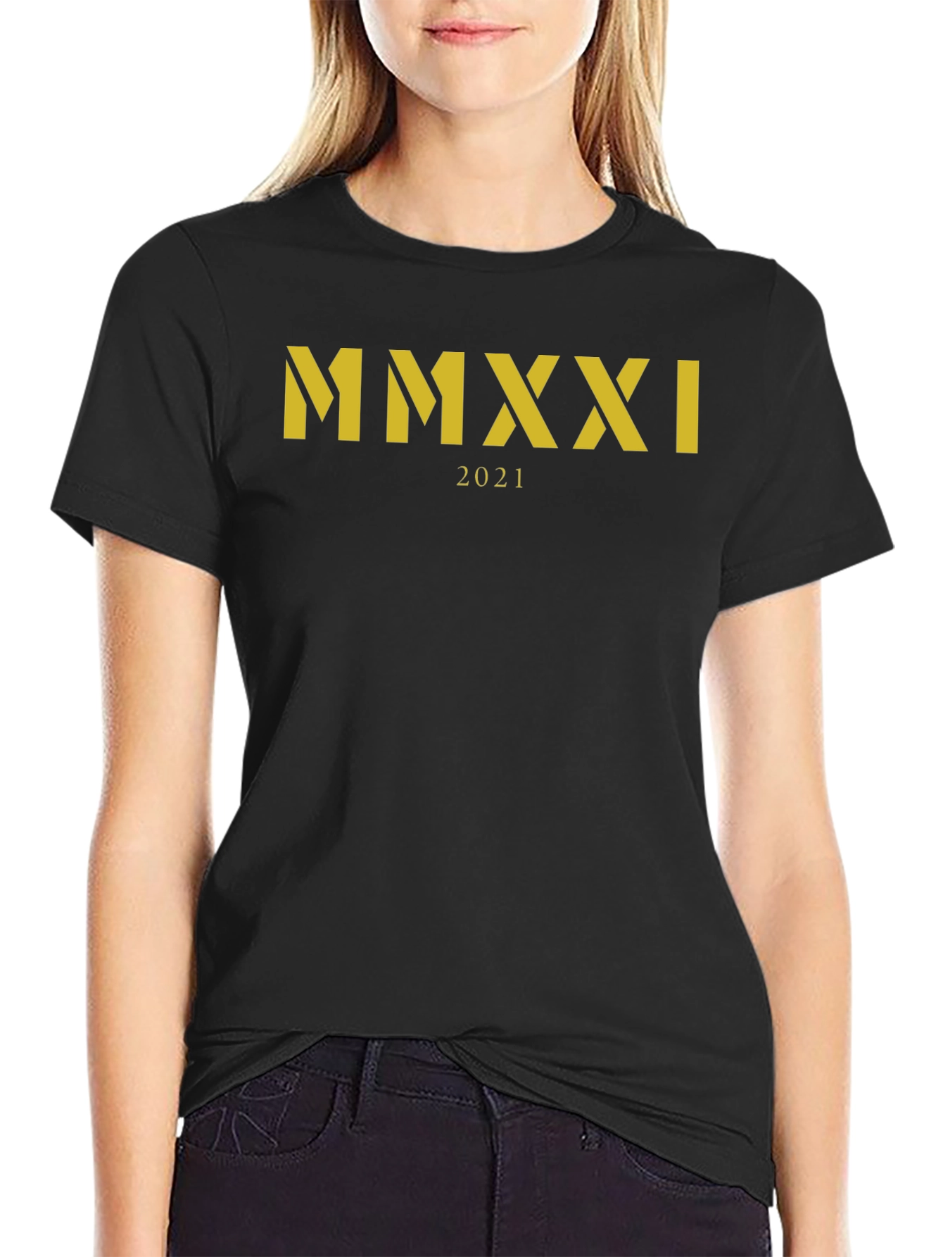 MMXXI 2021 T-Shirt Roman Numeral Graphic Tee