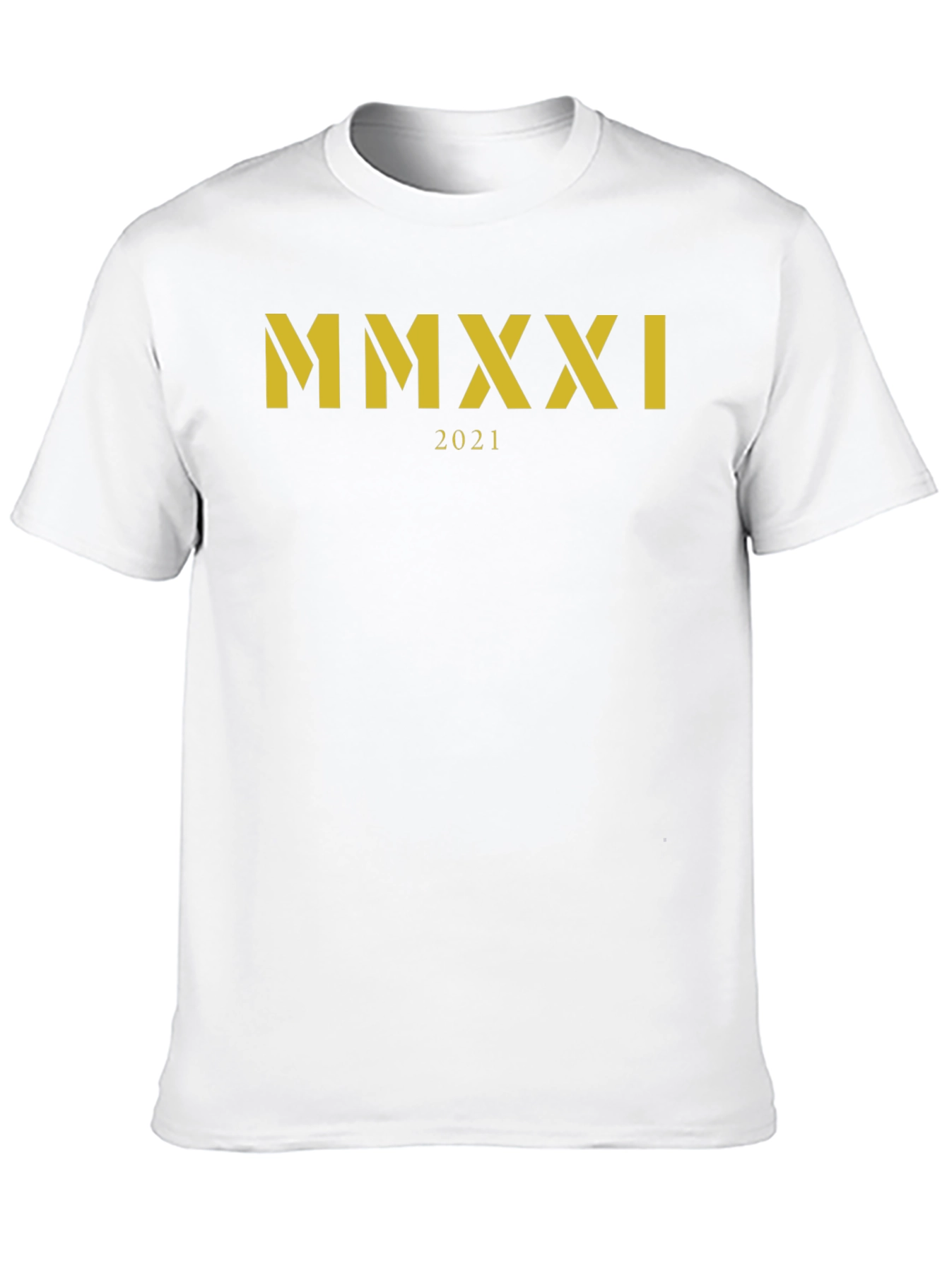 MMXXI 2021 T-Shirt Roman Numeral Graphic Tee