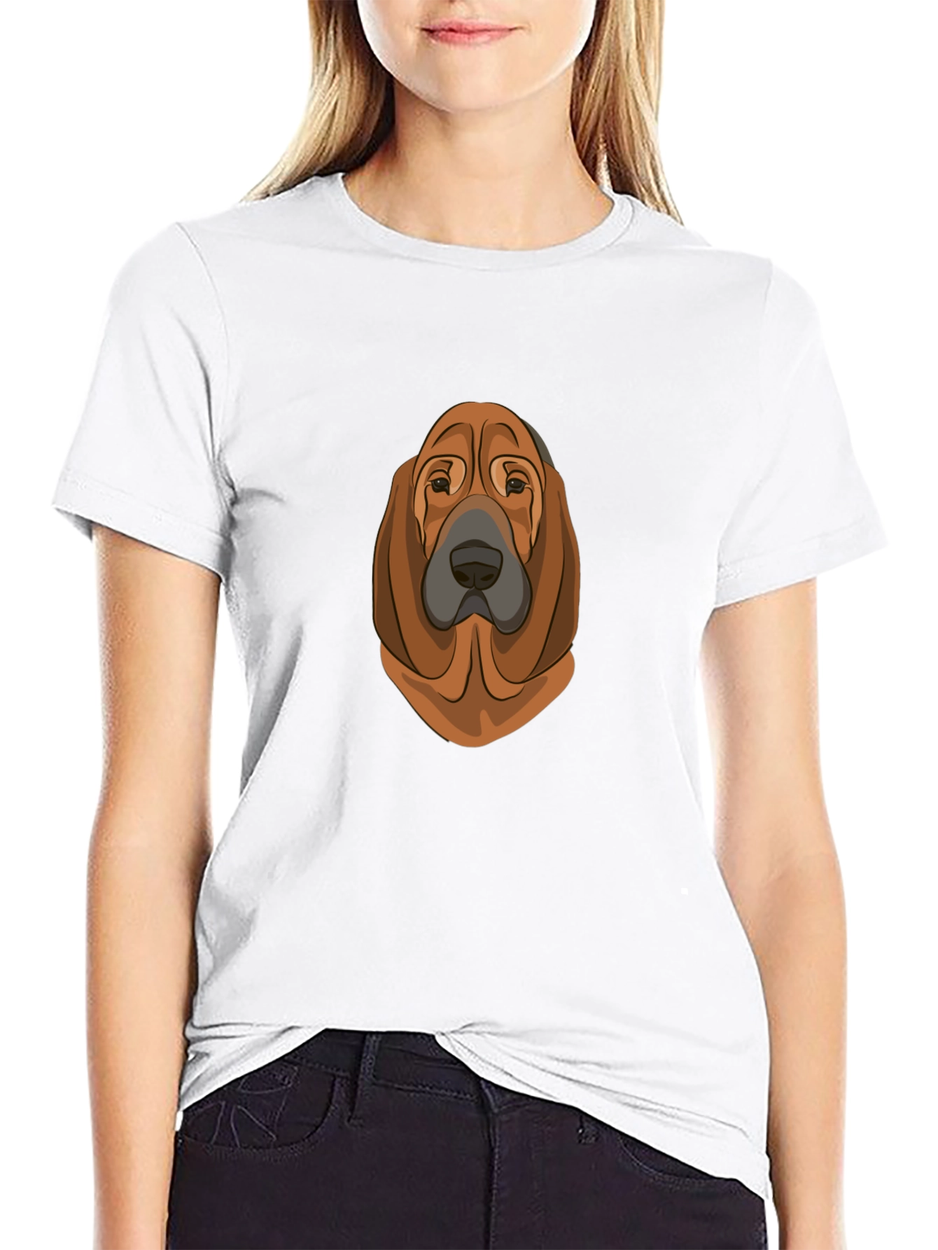 Dog Breed Graphic T-Shirt - Black