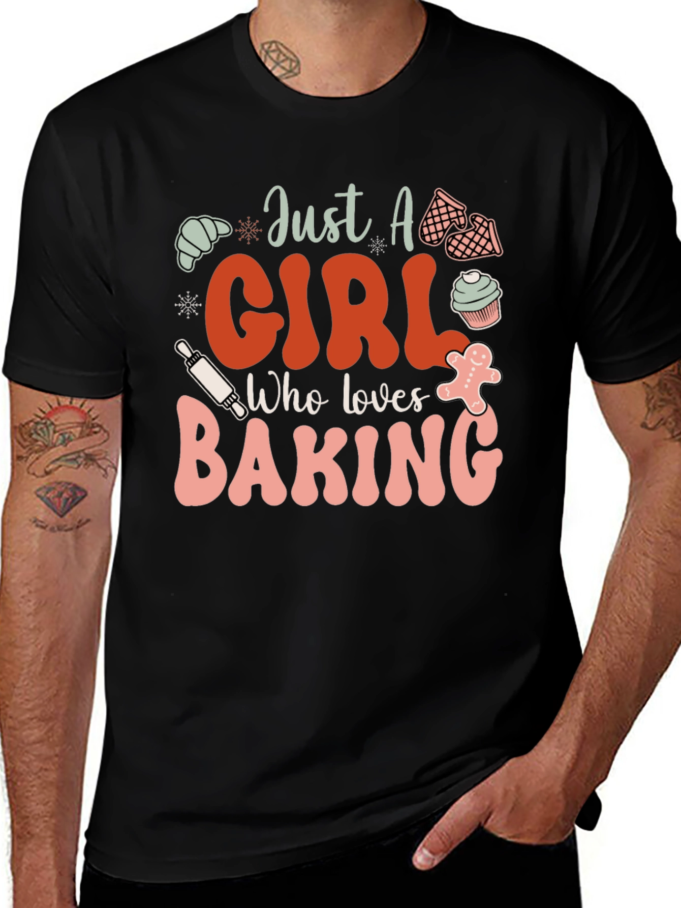 Just A Girl Who Loves Baking T-Shirt