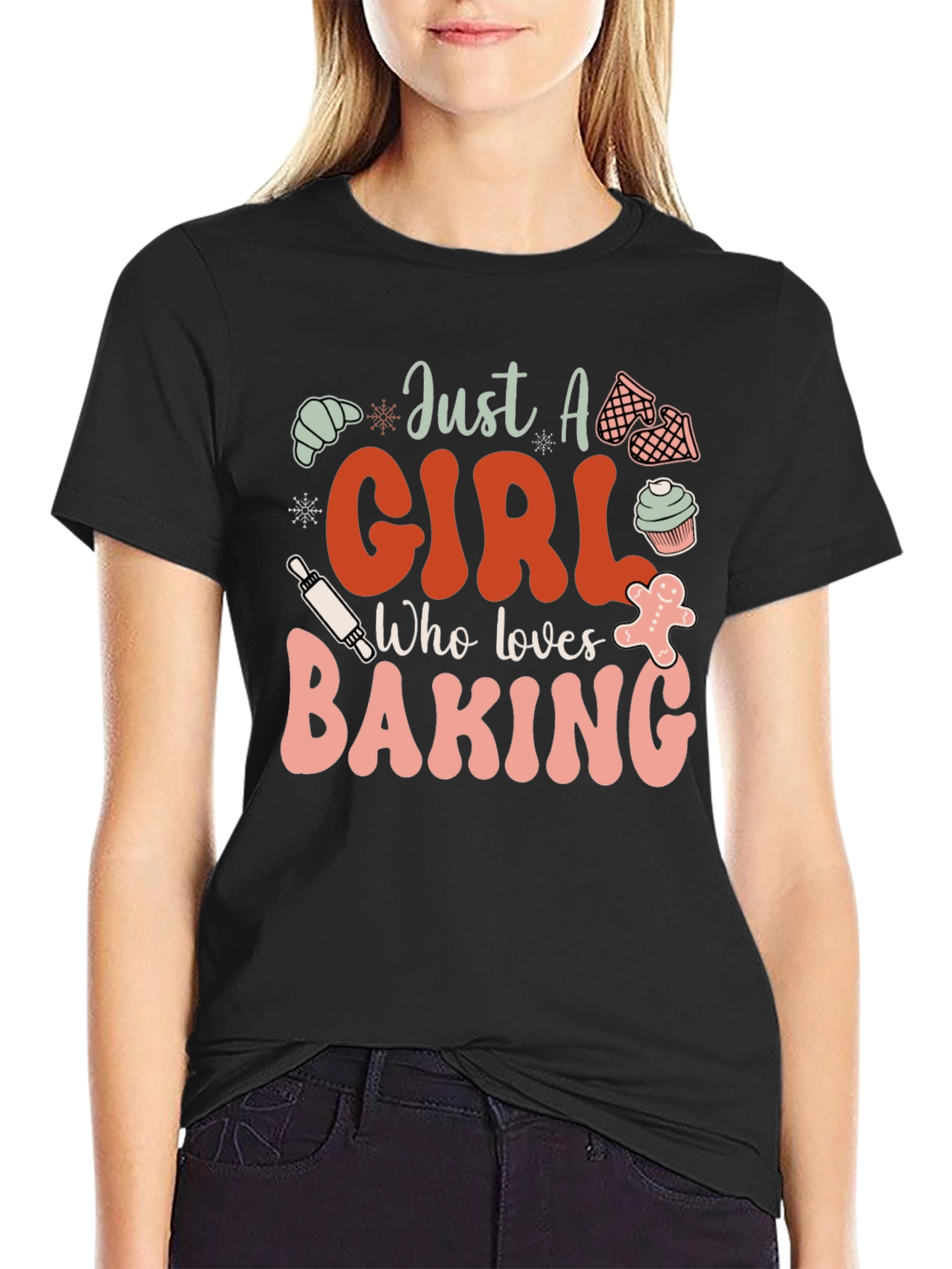 Just A Girl Who Loves Baking T-Shirt