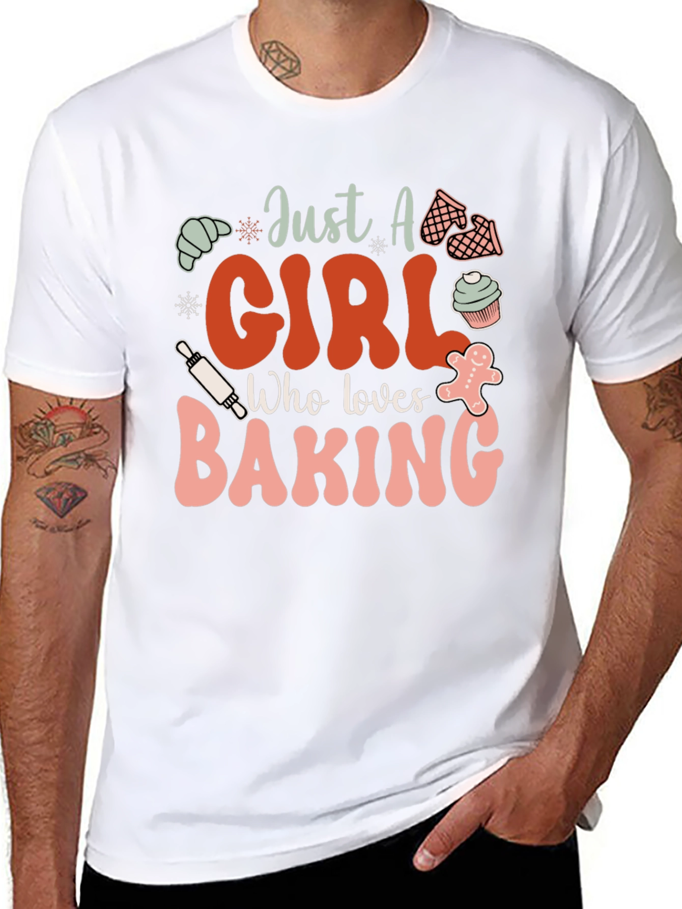 Just A Girl Who Loves Baking T-Shirt