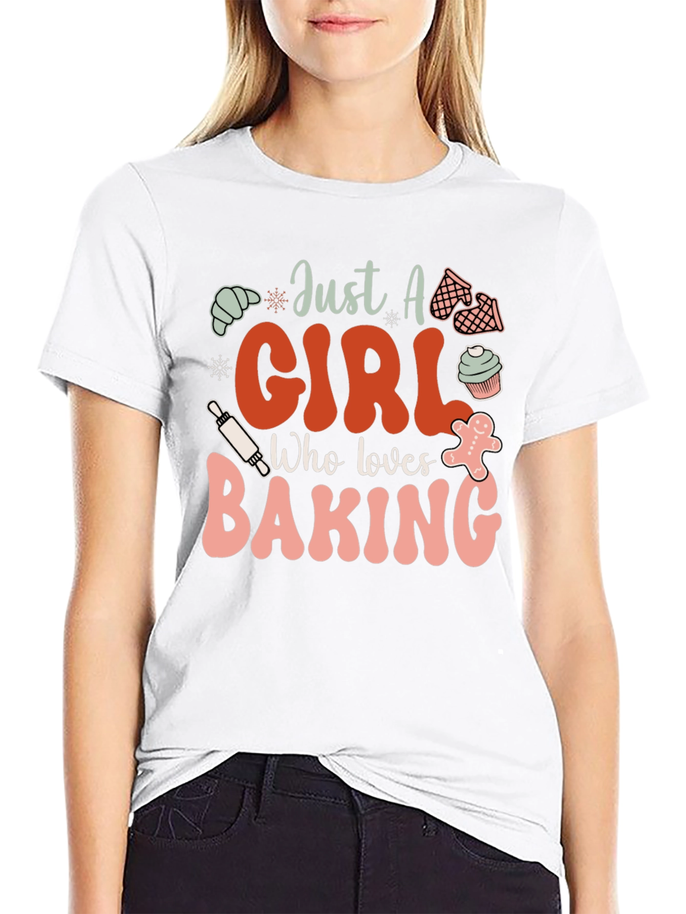 Just A Girl Who Loves Baking T-Shirt