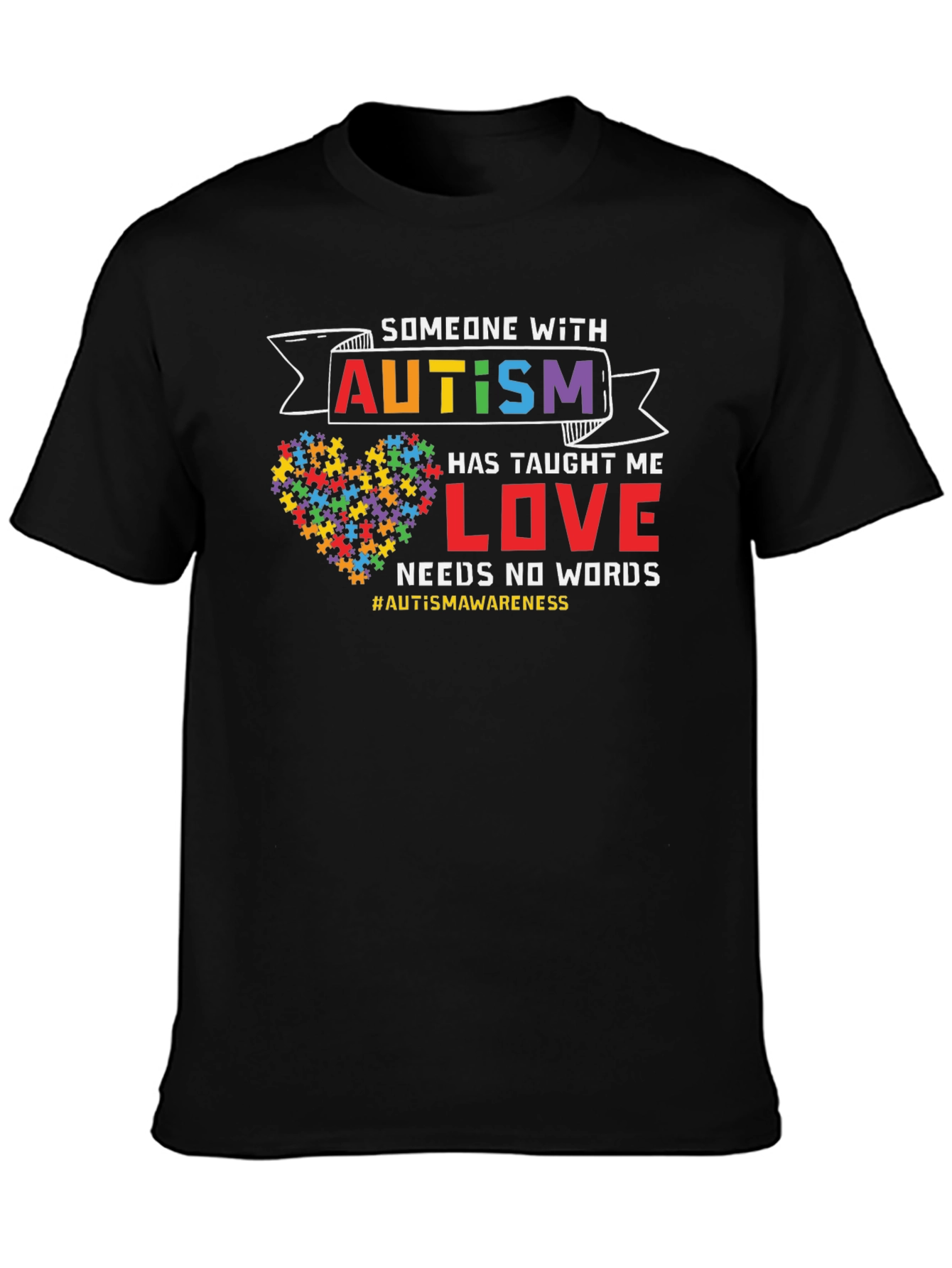 Autism Awareness Love Graphic T-Shirt