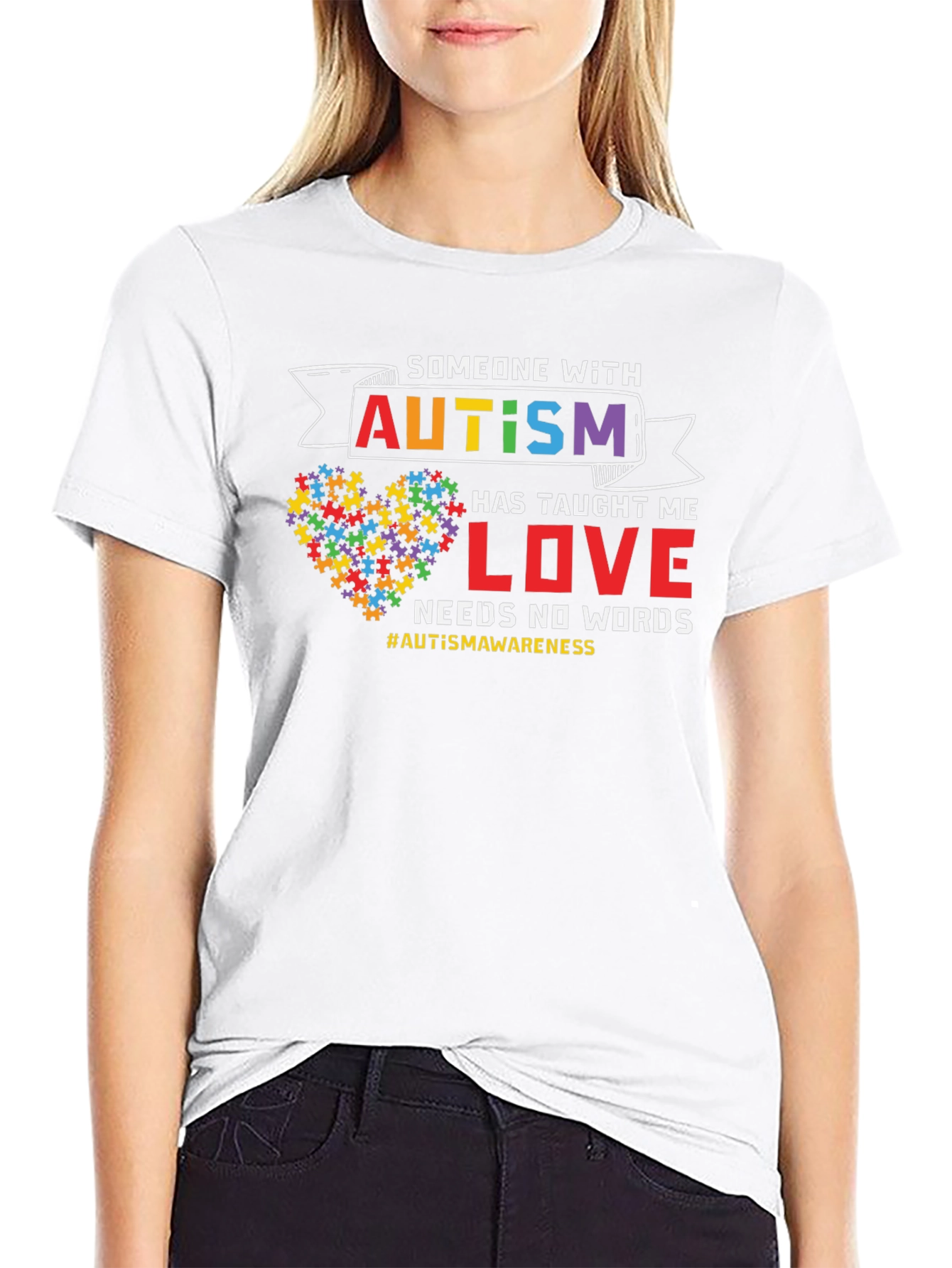 Autism Awareness Love Graphic T-Shirt