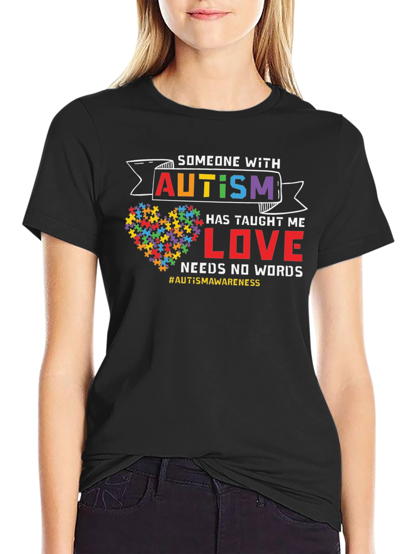 Autism Awareness Love Graphic T-Shirt