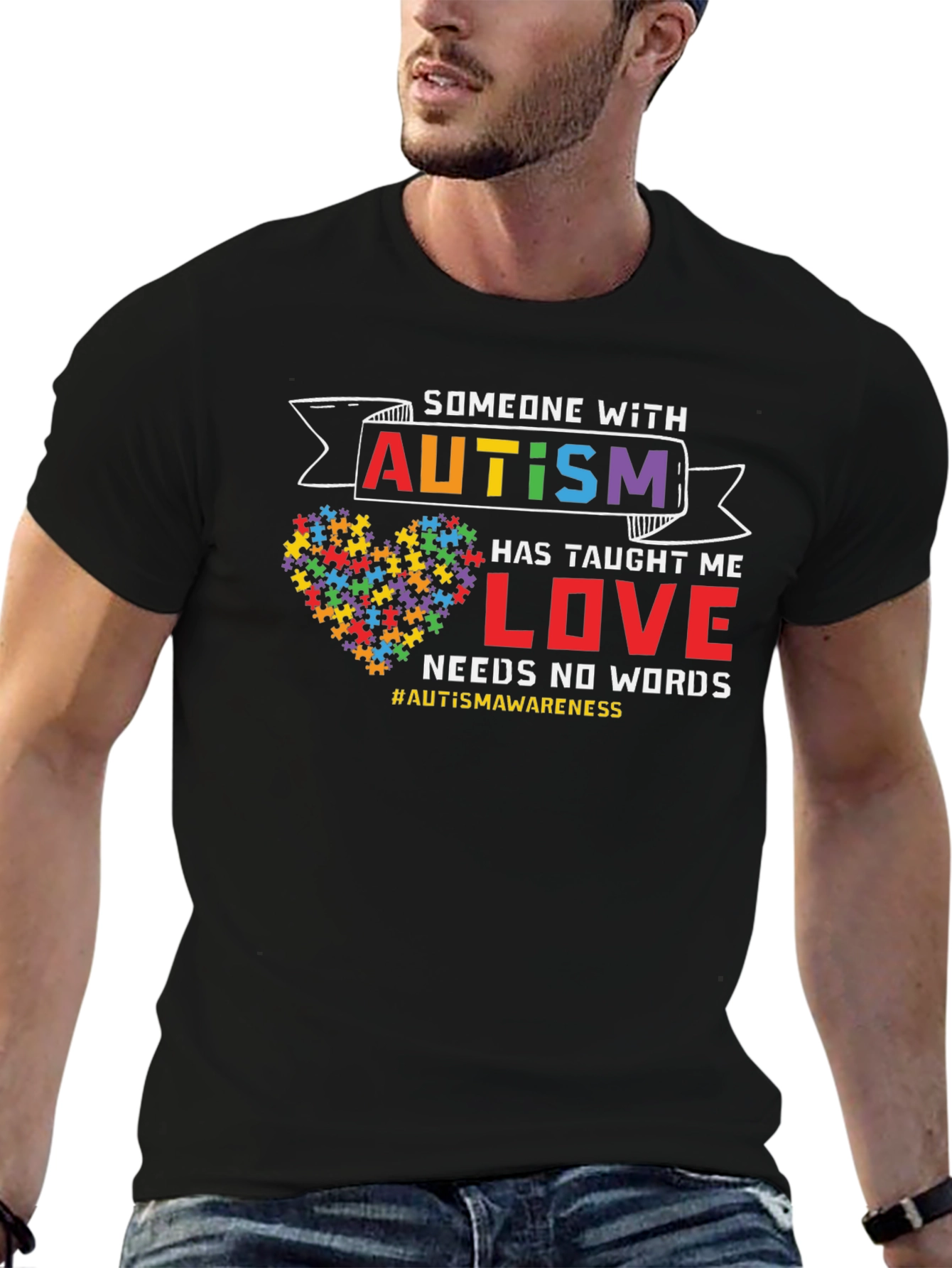 Autism Awareness Love Graphic T-Shirt
