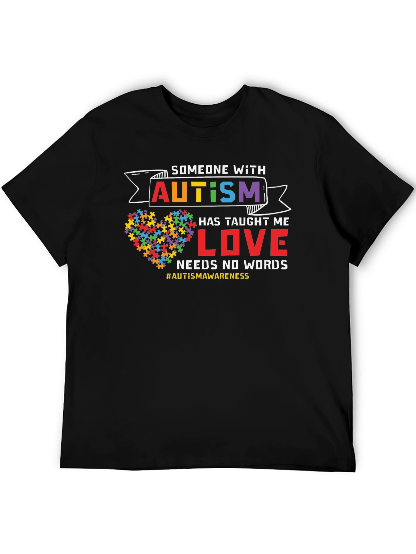 Autism Awareness Love Graphic T-Shirt
