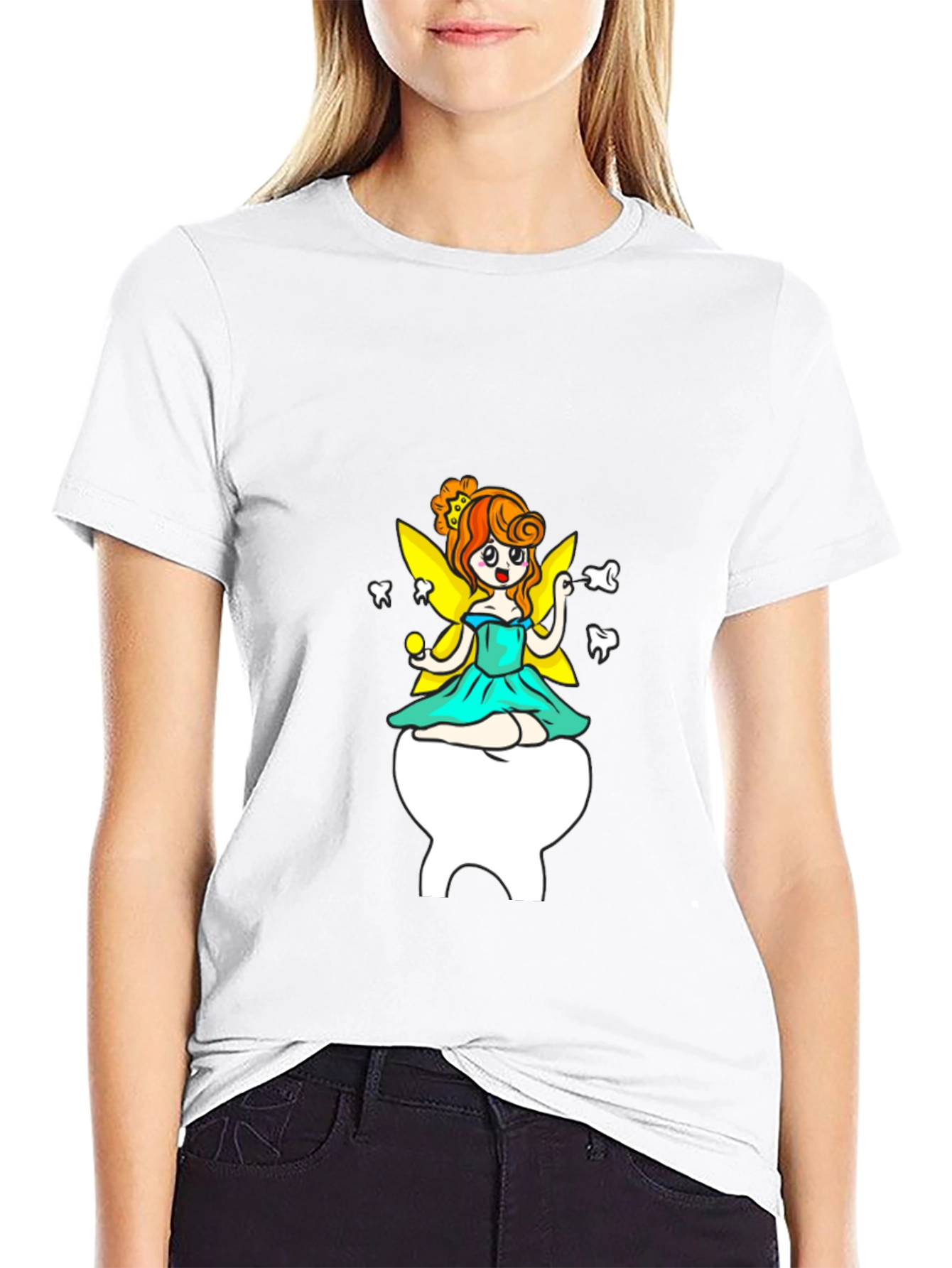 Tooth Fairy Graphic Tee - Black
