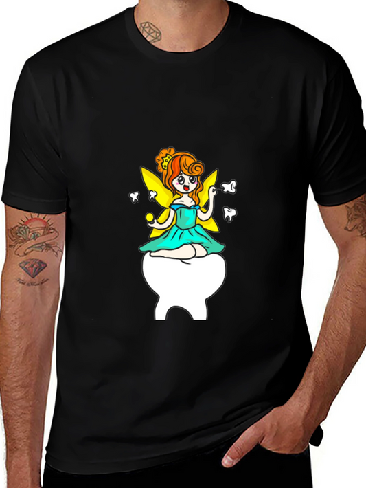 Tooth Fairy Graphic Tee - Black