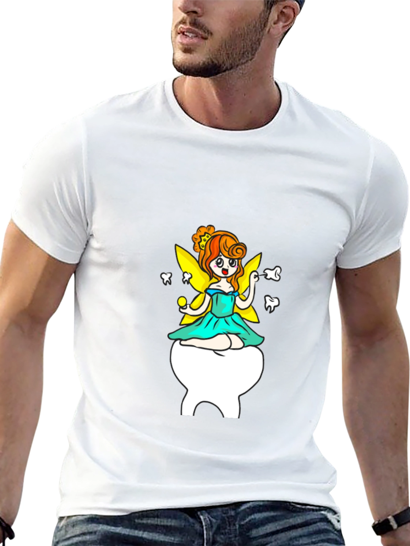 Tooth Fairy Graphic Tee - Black