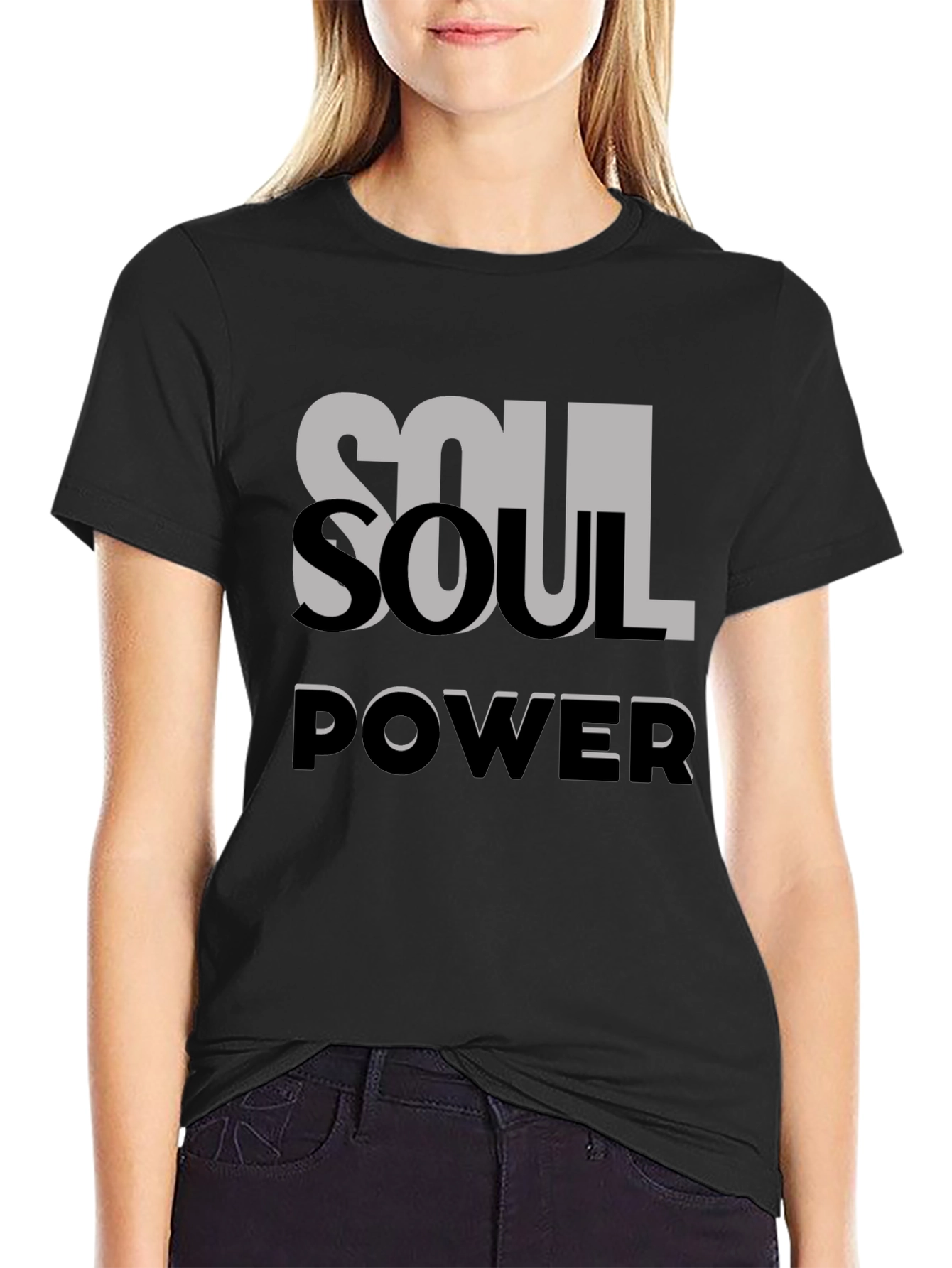 Soul Power Black T-Shirt
